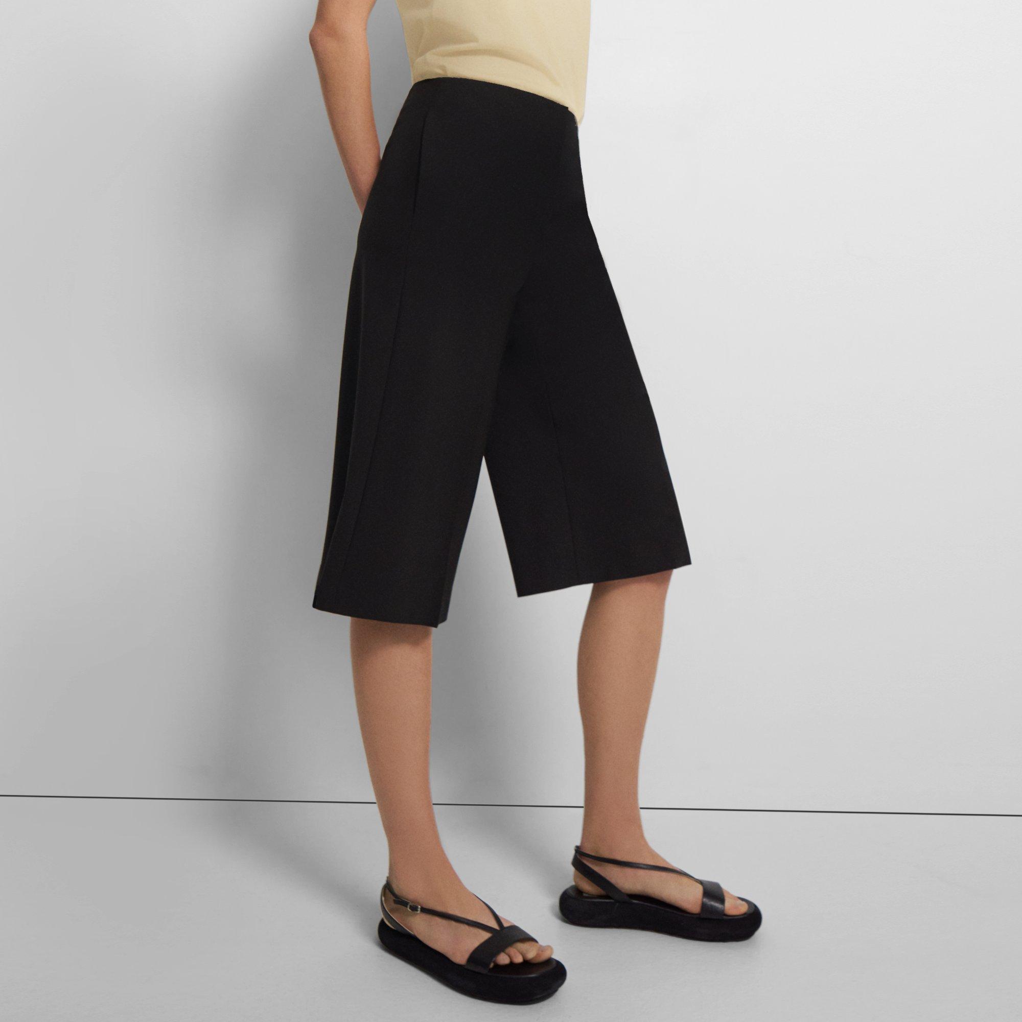 Cropped Culotte in Good Wool