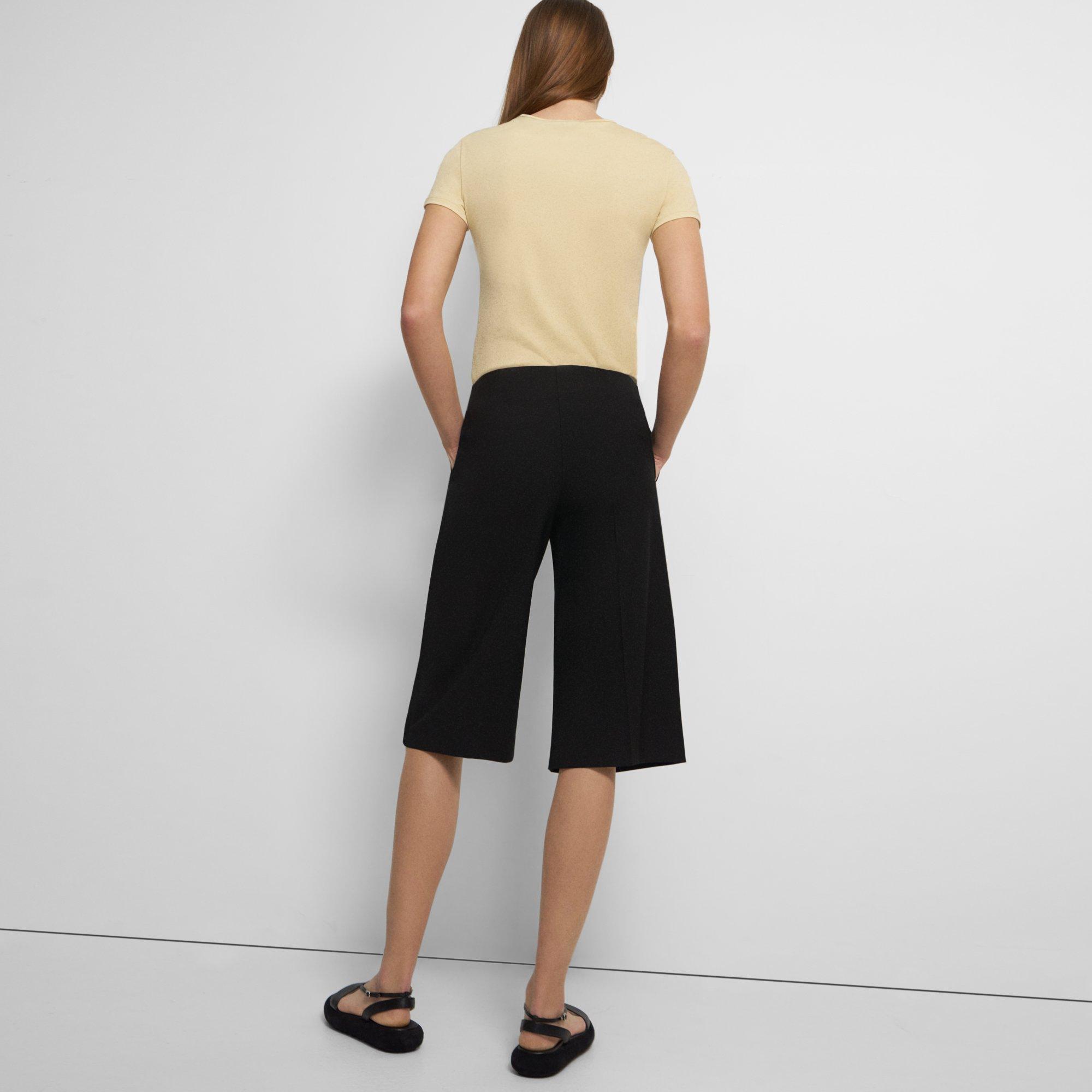 Cropped Culotte in Good Wool