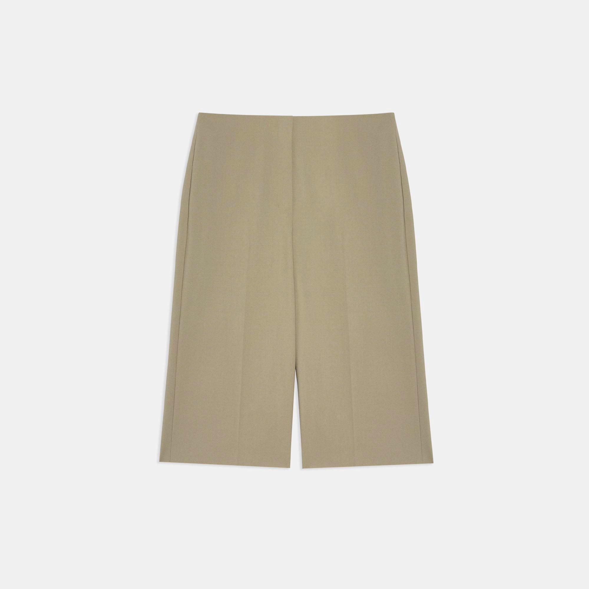 Cropped Culotte in Good Wool