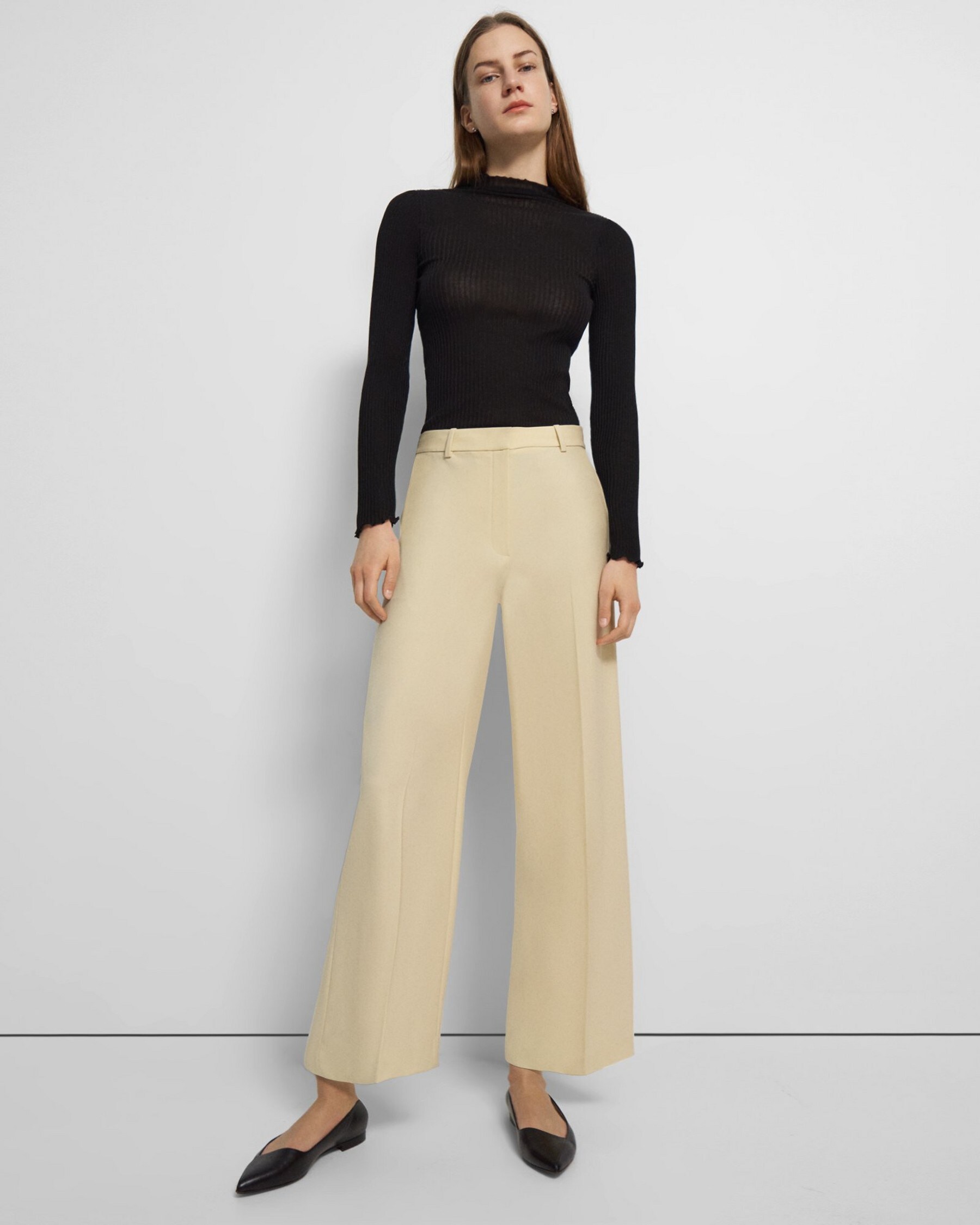 Theory Relaxed Pant in Good Wool