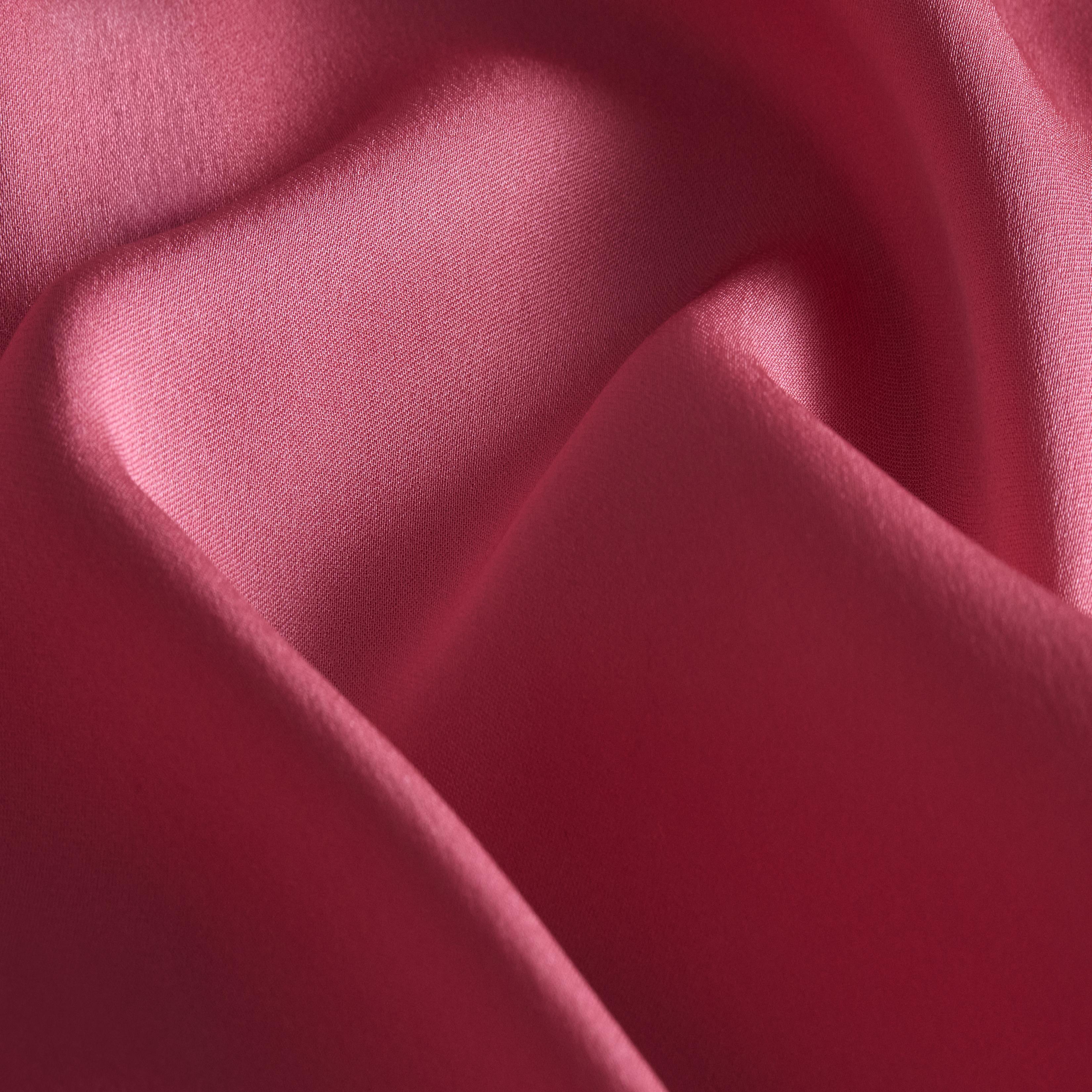 Fitted Shirt in Silk Georgette