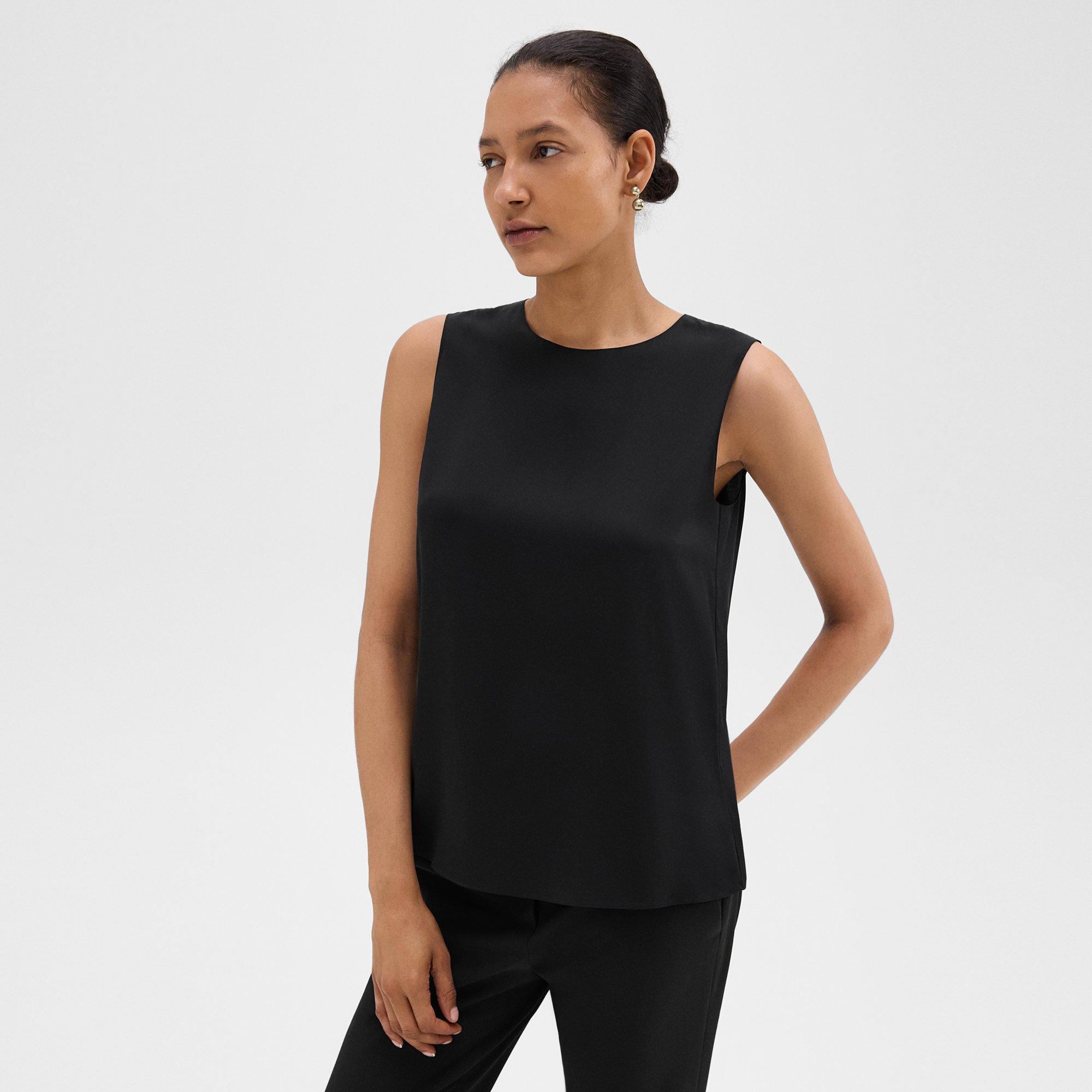 Silk Georgette Shell Top | Theory