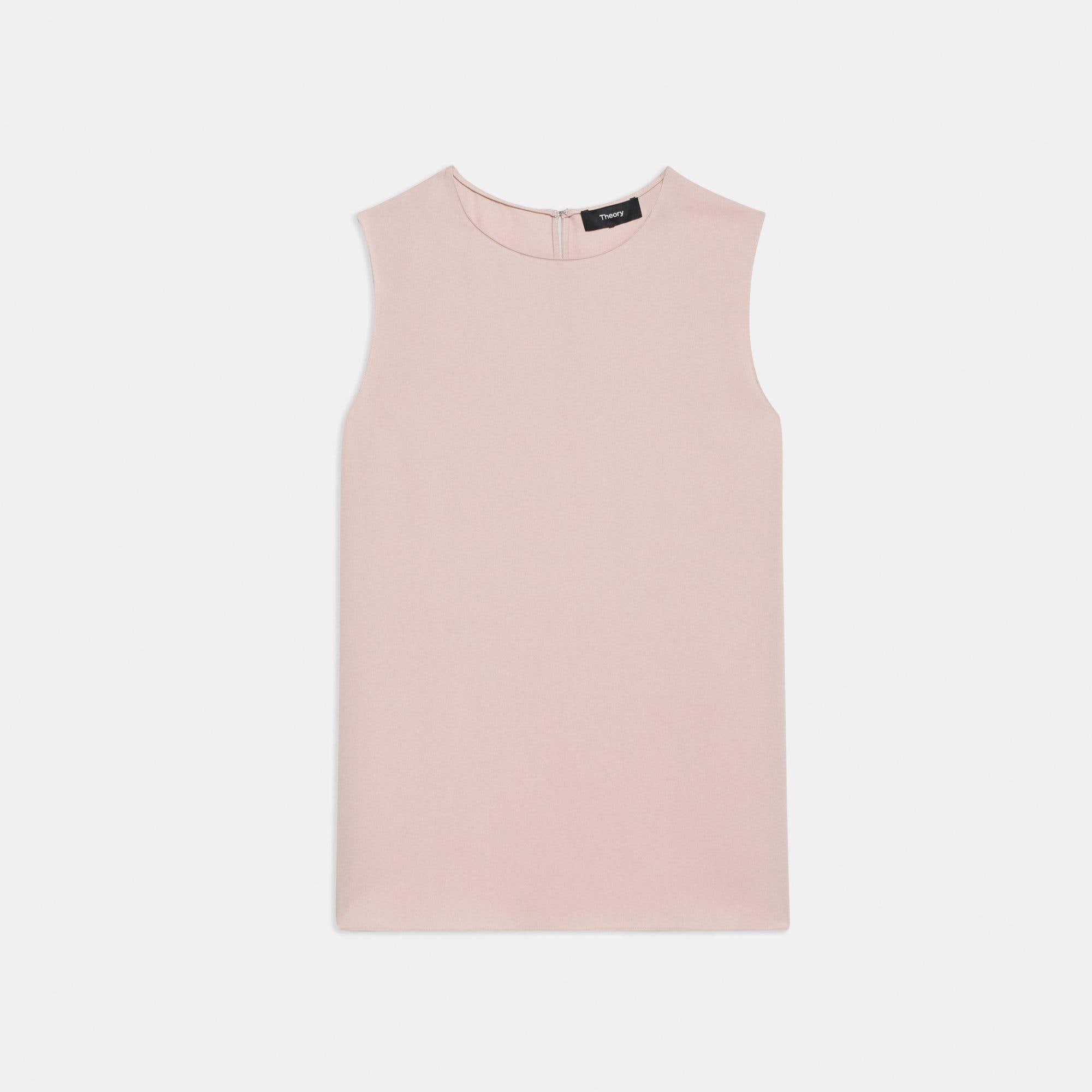 Shell Top in Silk Georgette