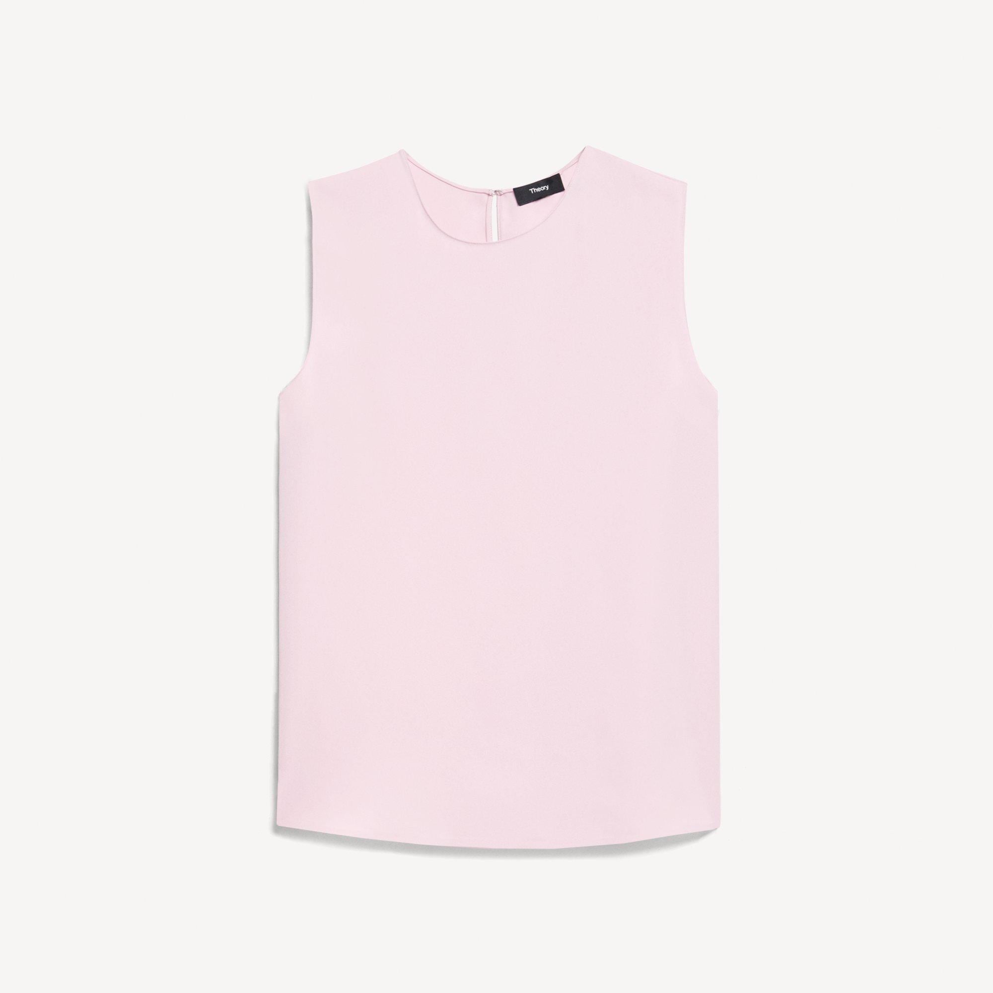 Shell Top in Silk Georgette