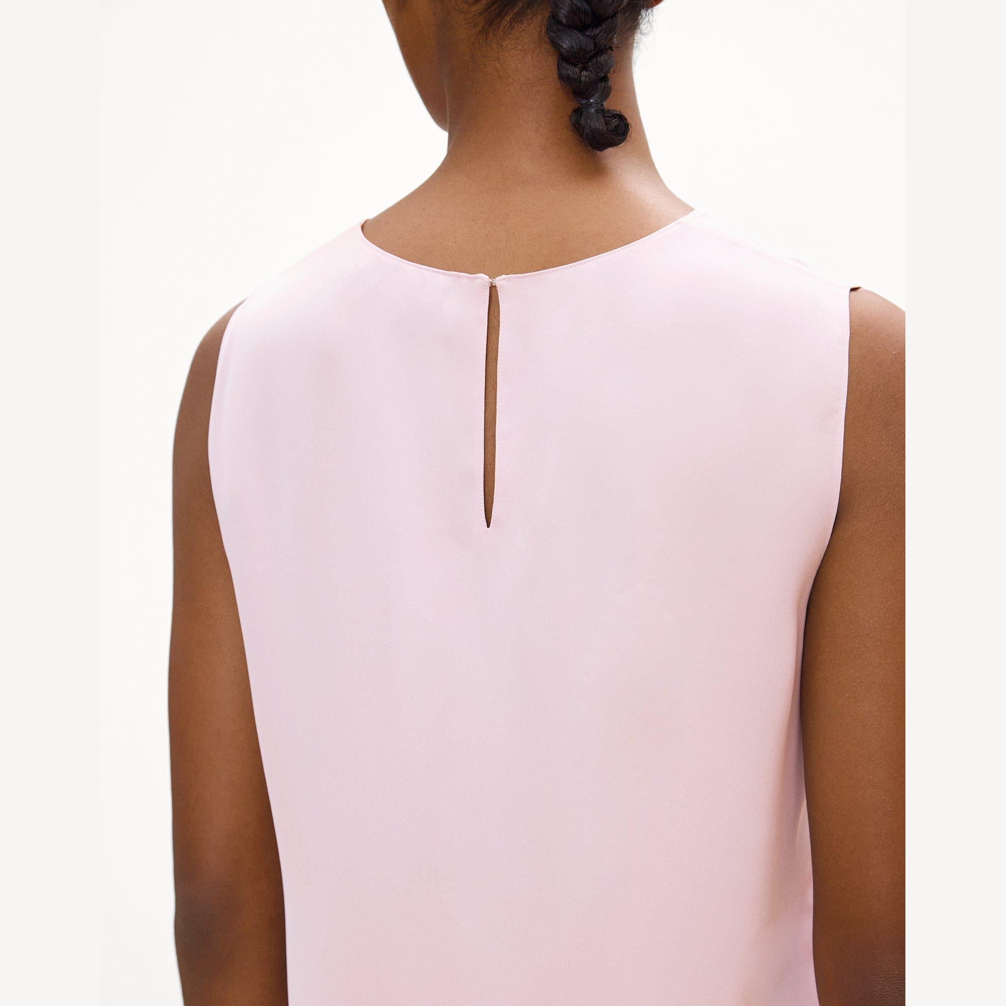 Shell Top in Silk Georgette