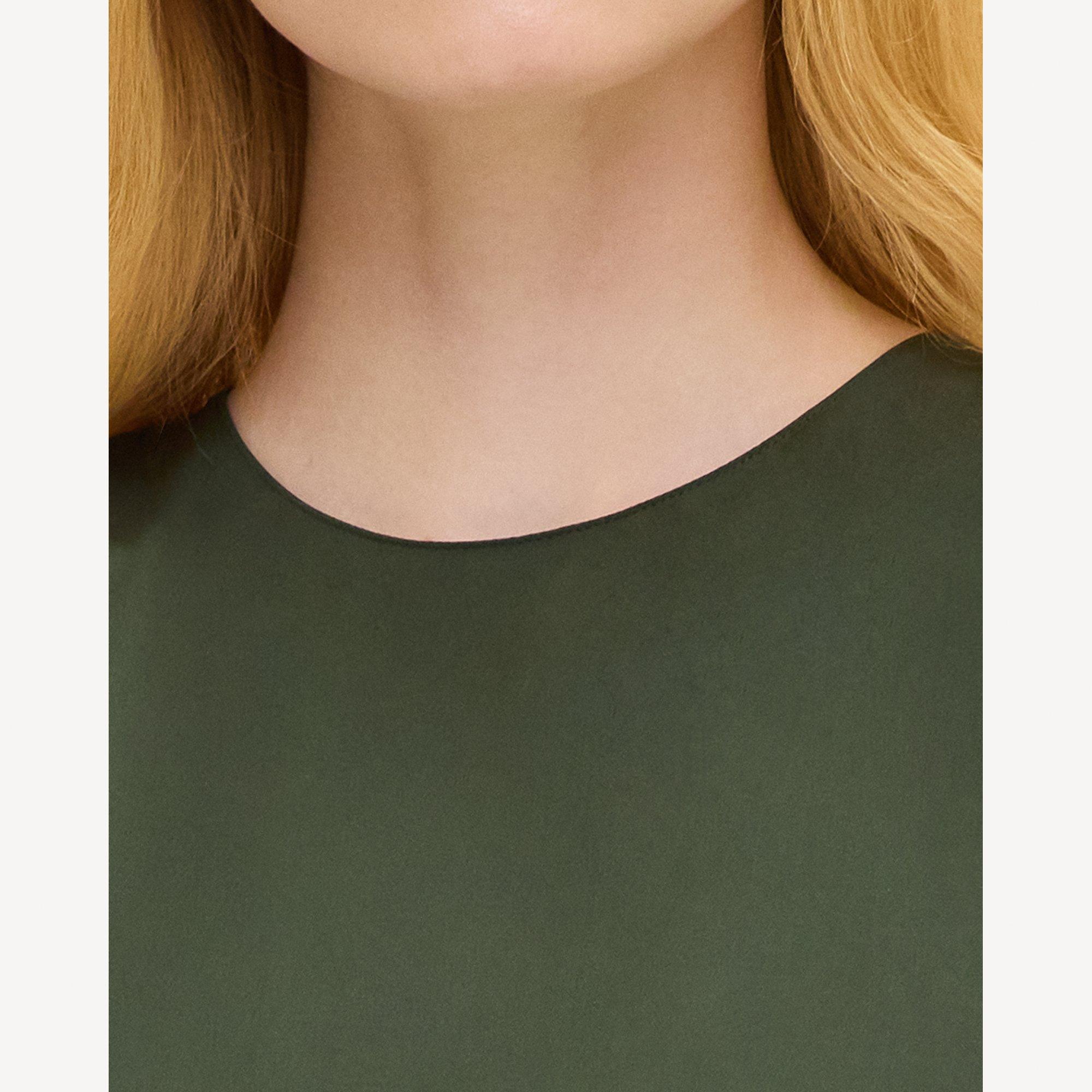 Shell Top in Silk Georgette