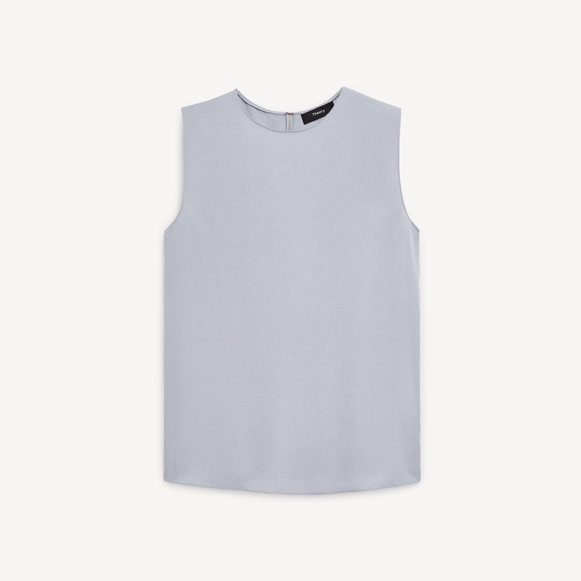 Top en georgette de soie