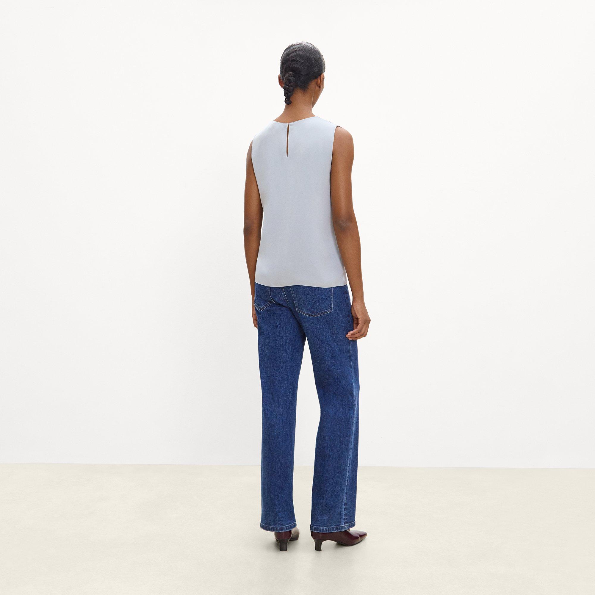 Top en georgette de soie