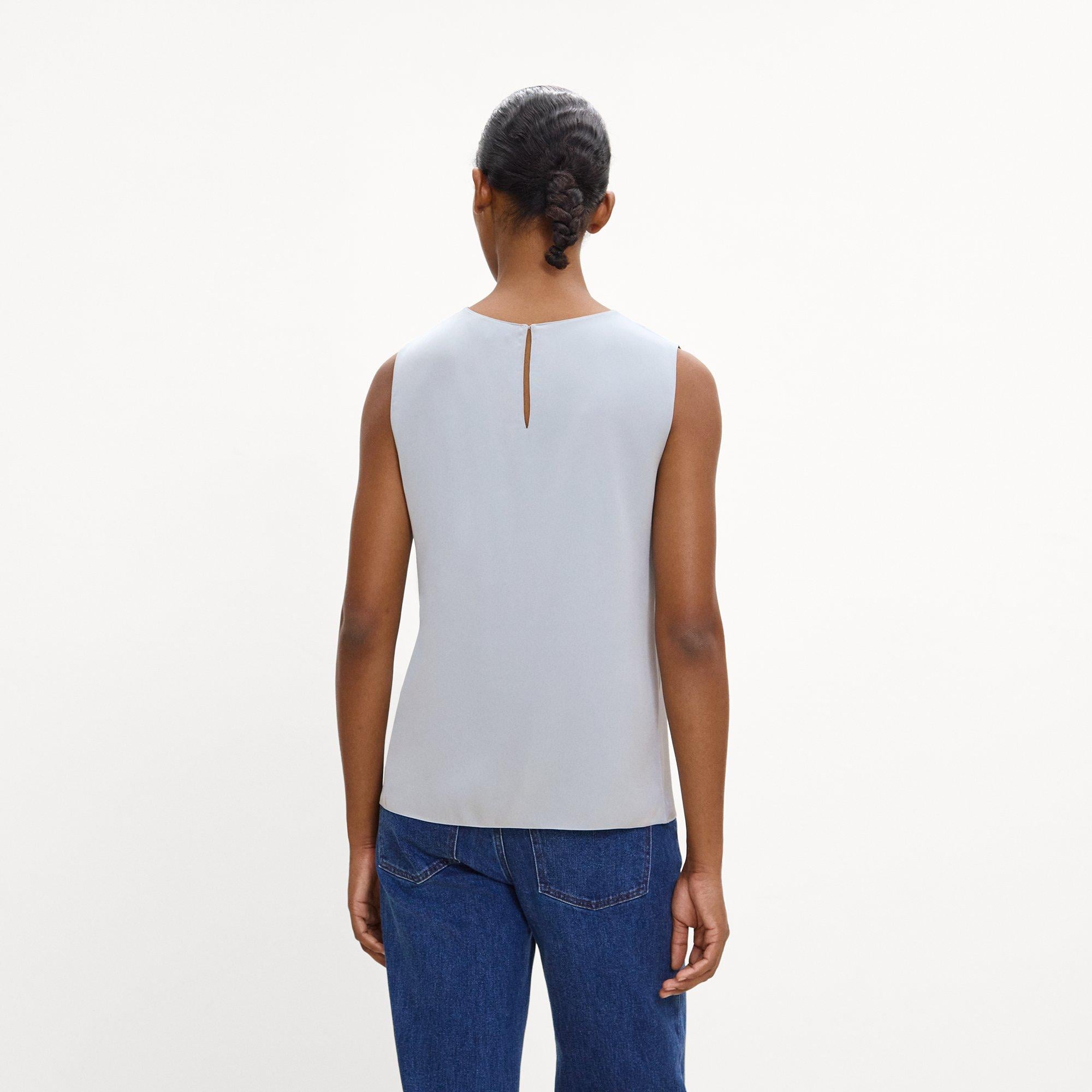 Top en georgette de soie