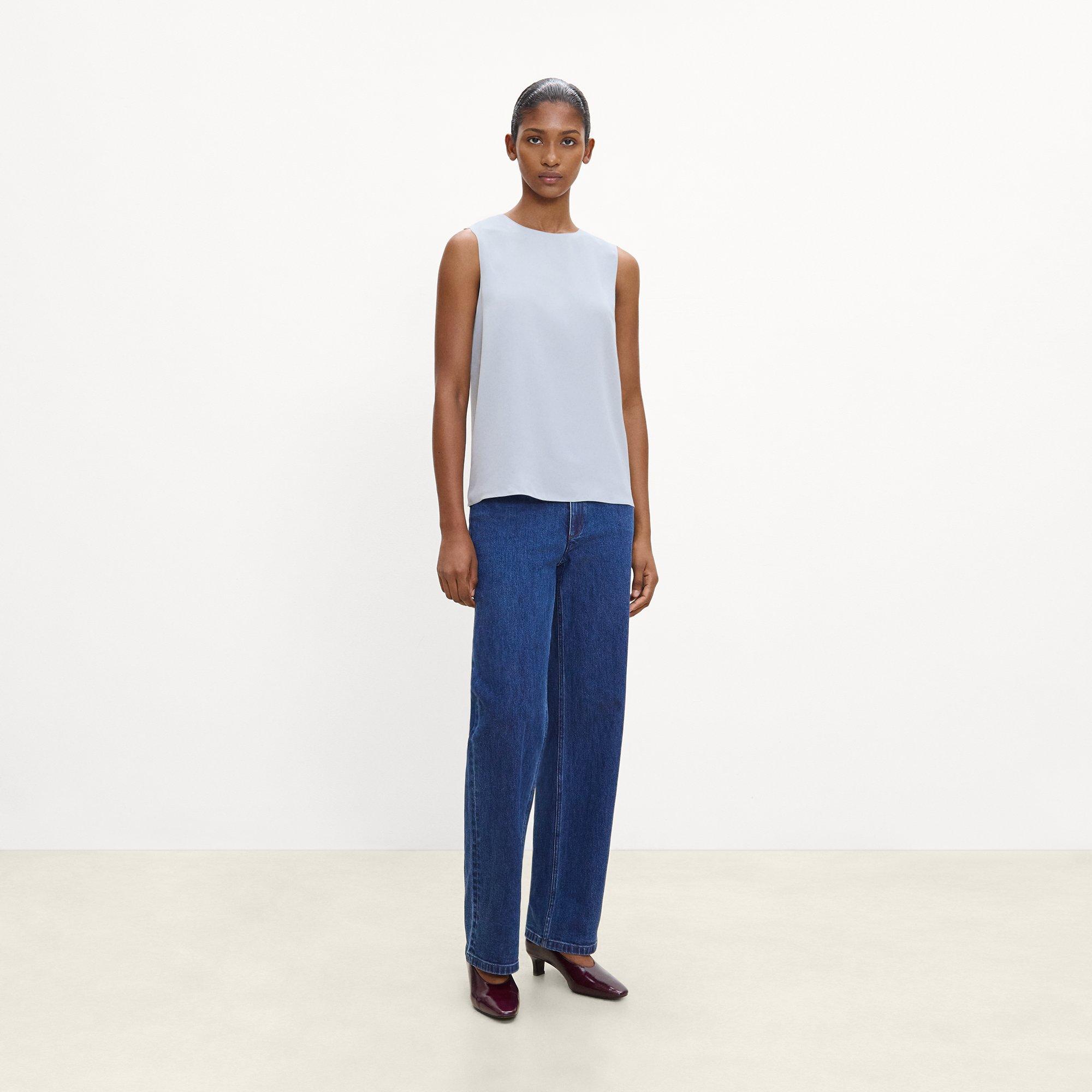 Top en georgette de soie