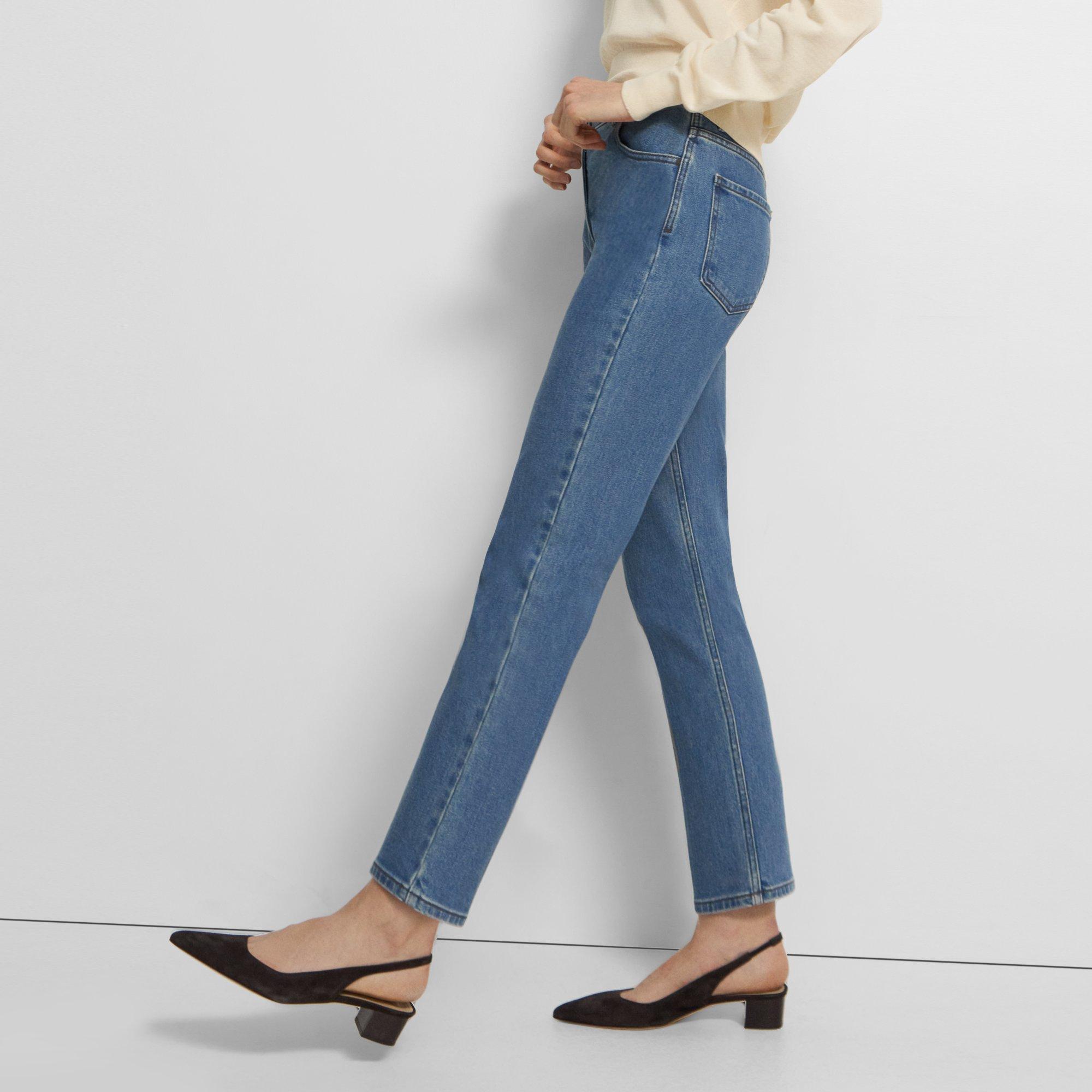 Treeca Jean in Washed Denim