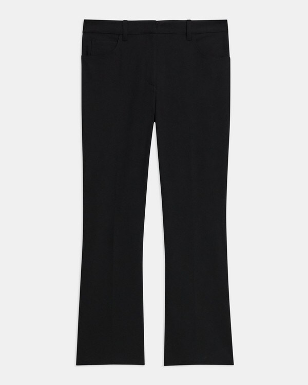 5-Pocket Flare Pant in Stretch Cotton