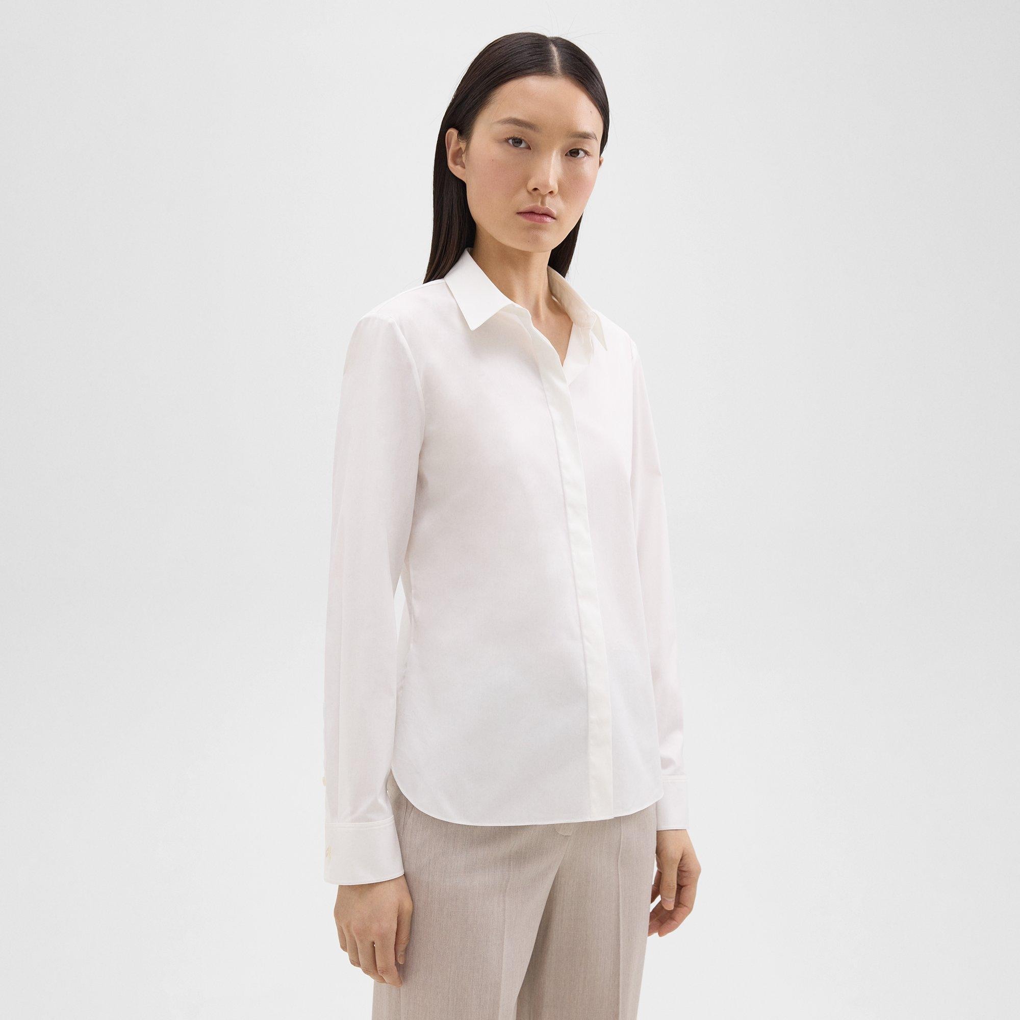 Good Cotton Fitted Shirt | Theory