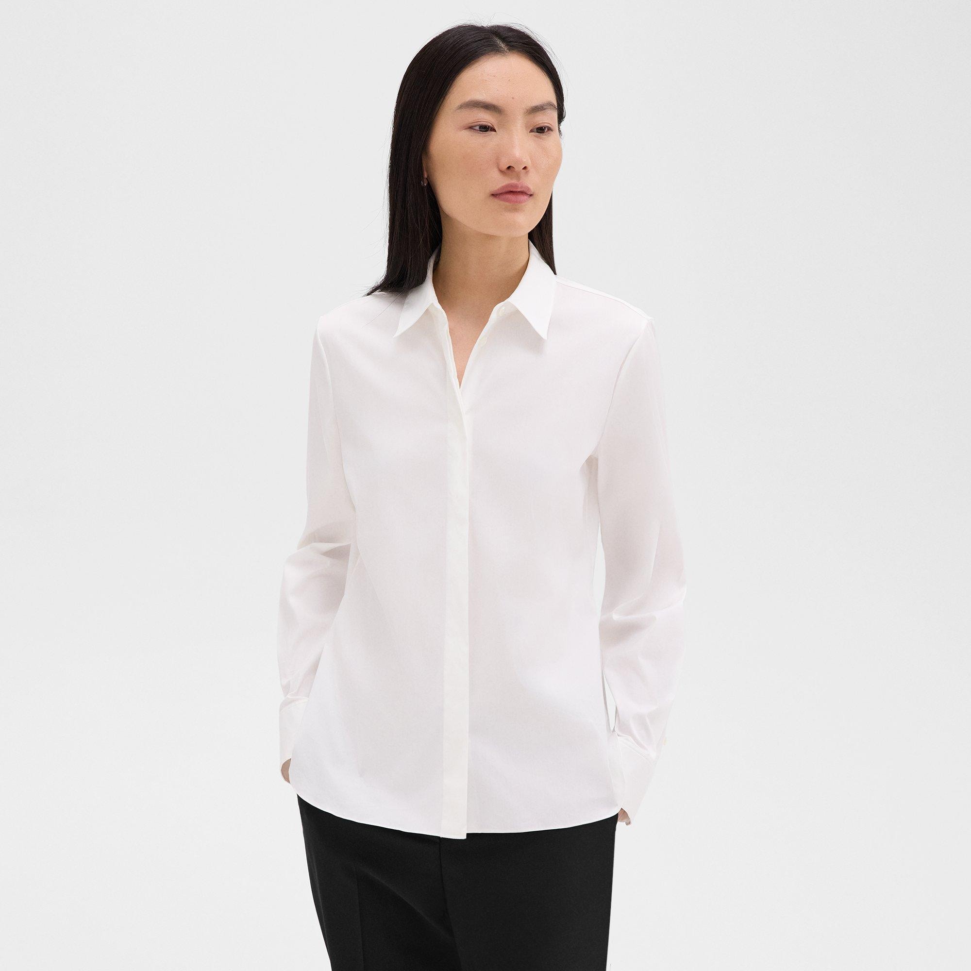 Theory Fitted Shirt in Good Cotton