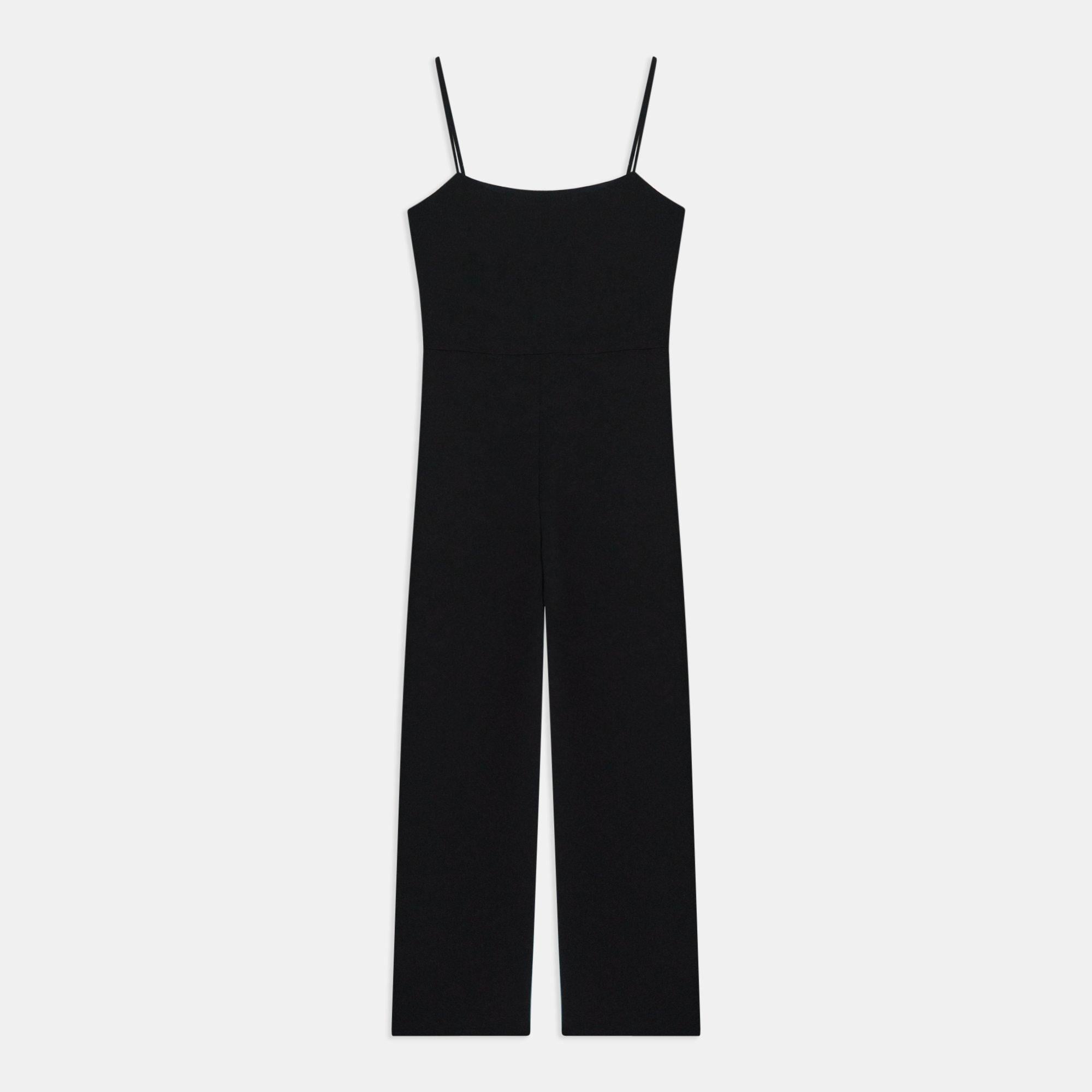 美品 Theory ADMIRAL CREPE V NECK JUMPSUIT-