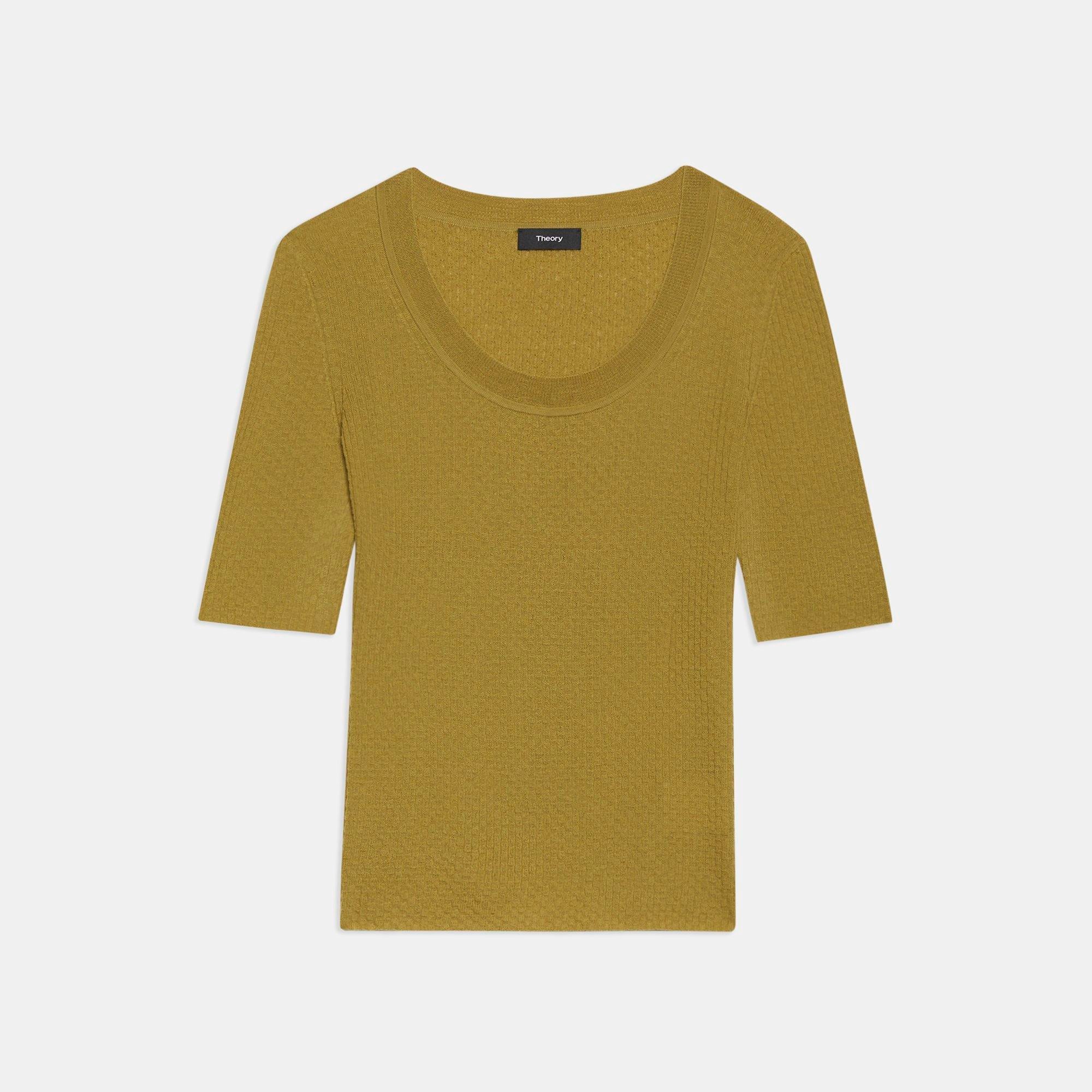 Leenda Scoop Neck Sweater in Regal Wool