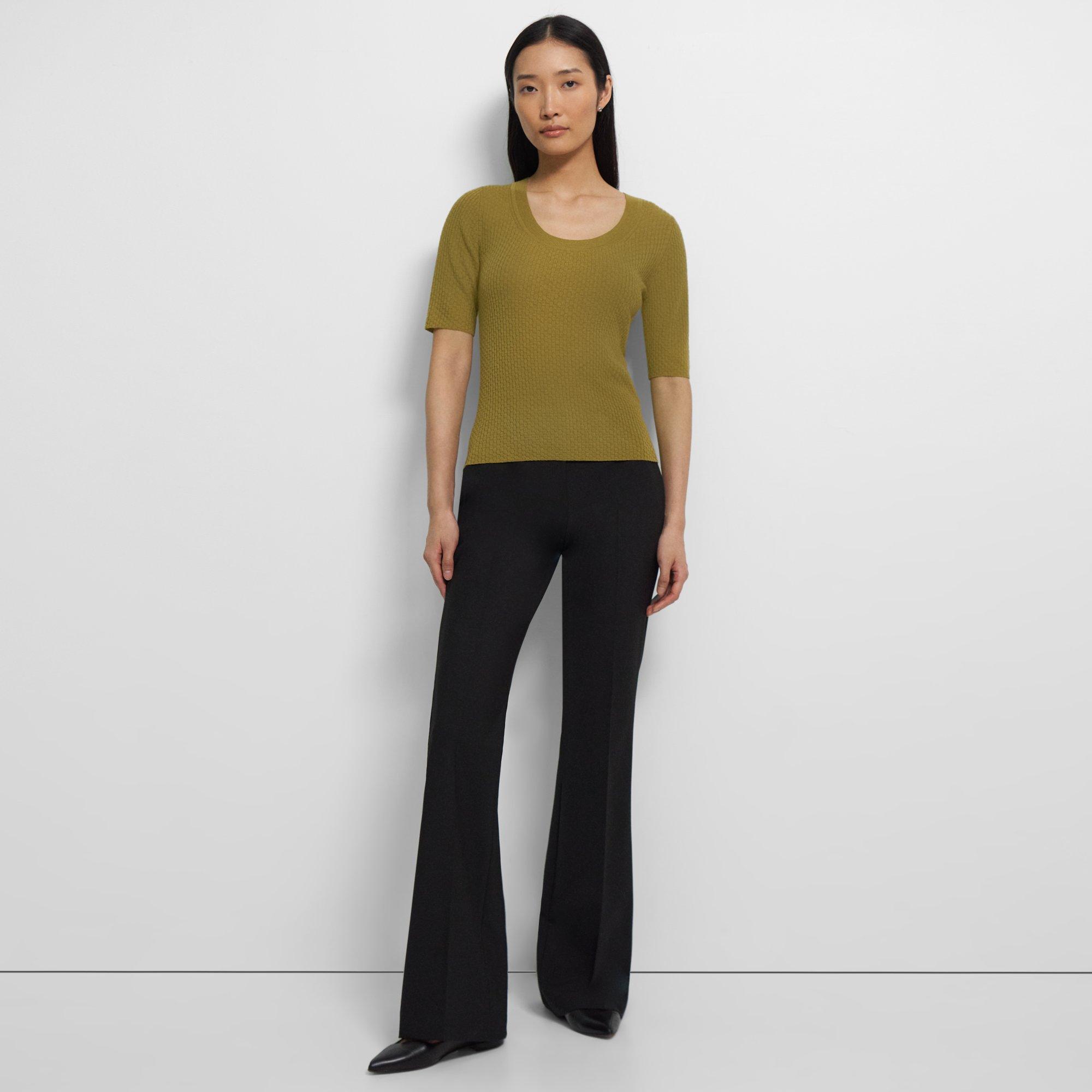Leenda Scoop Neck Sweater in Regal Wool