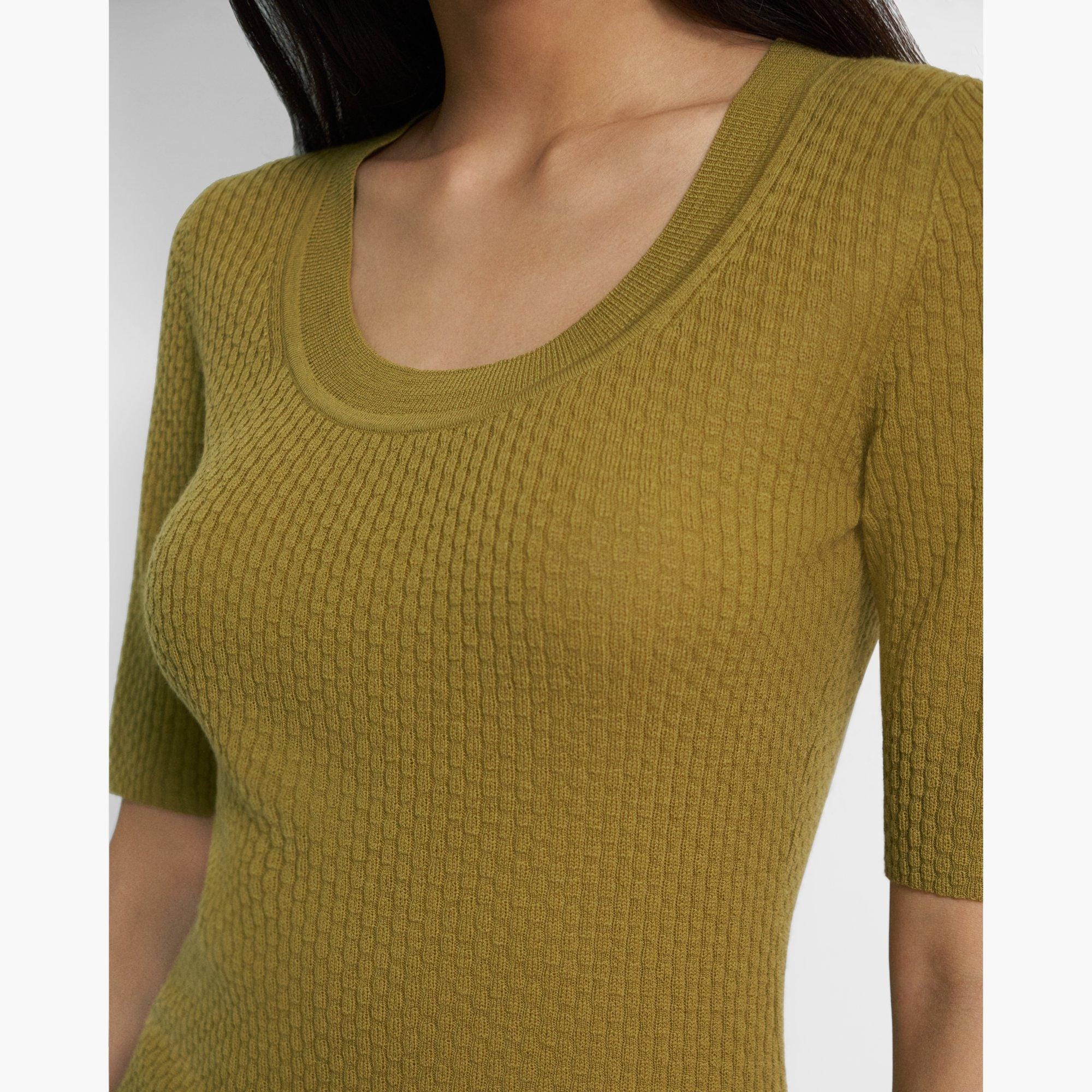Leenda Scoop Neck Sweater in Regal Wool