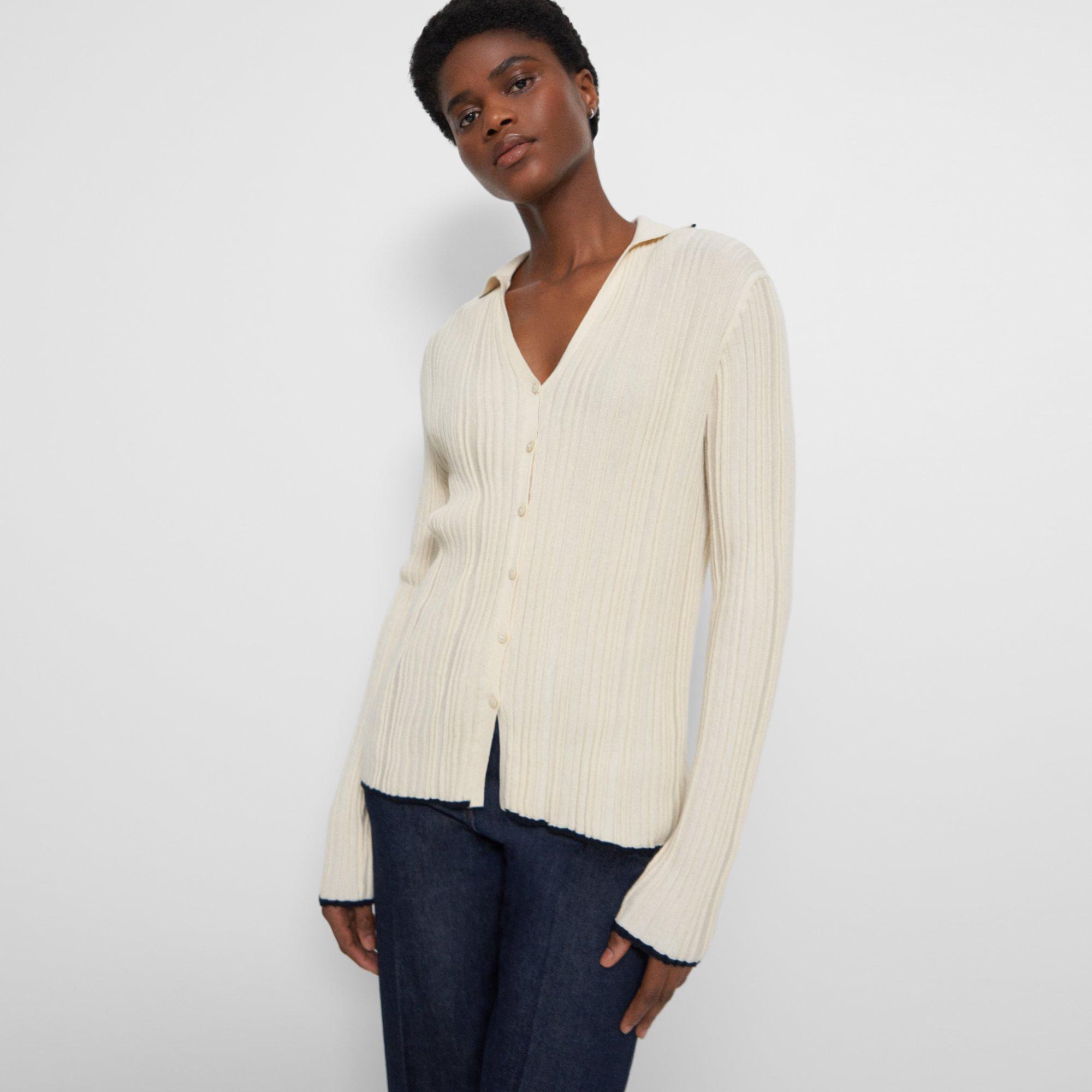 Theory hotsell ribbed cardigan