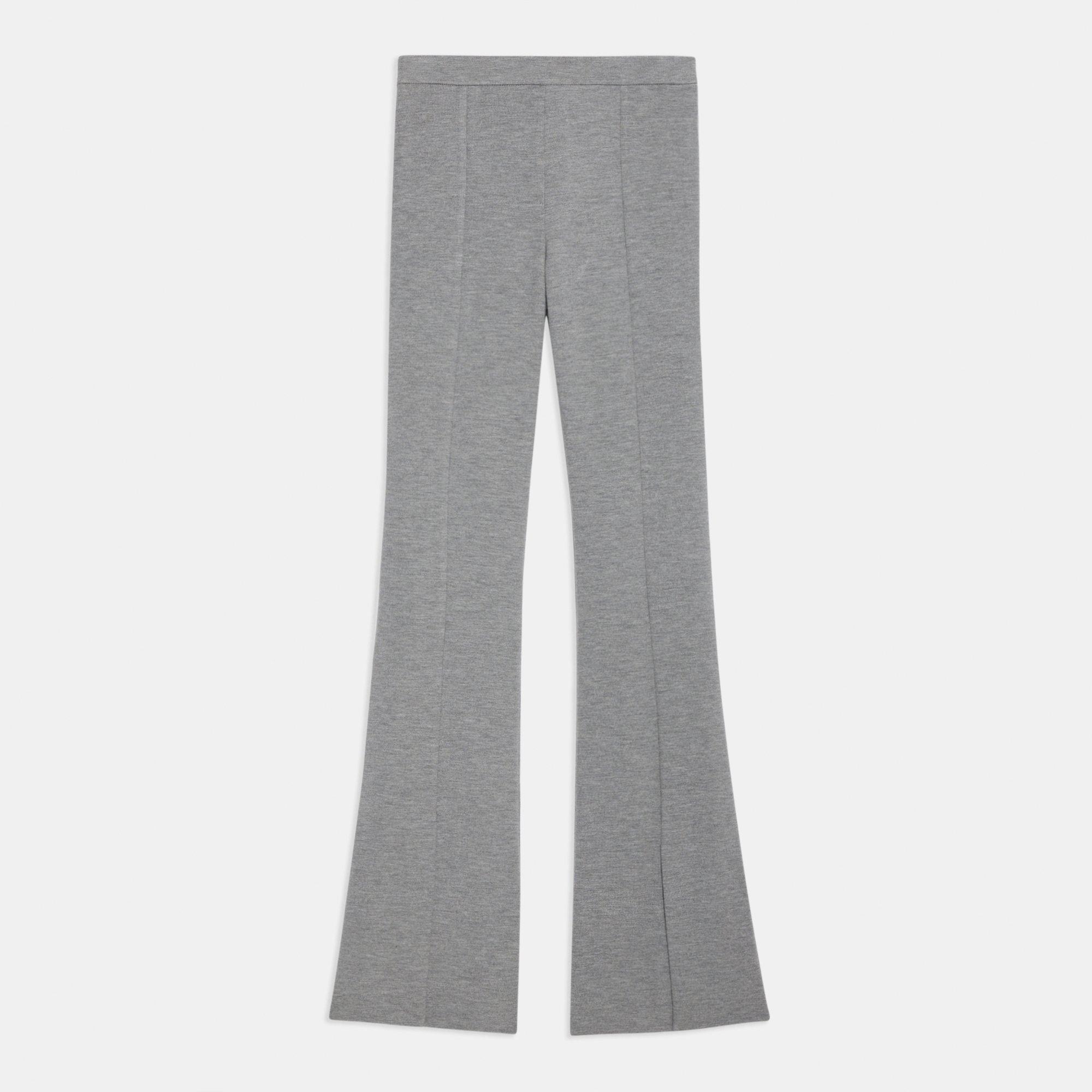 Slit Demitria Pant in Double-Knit Jersey