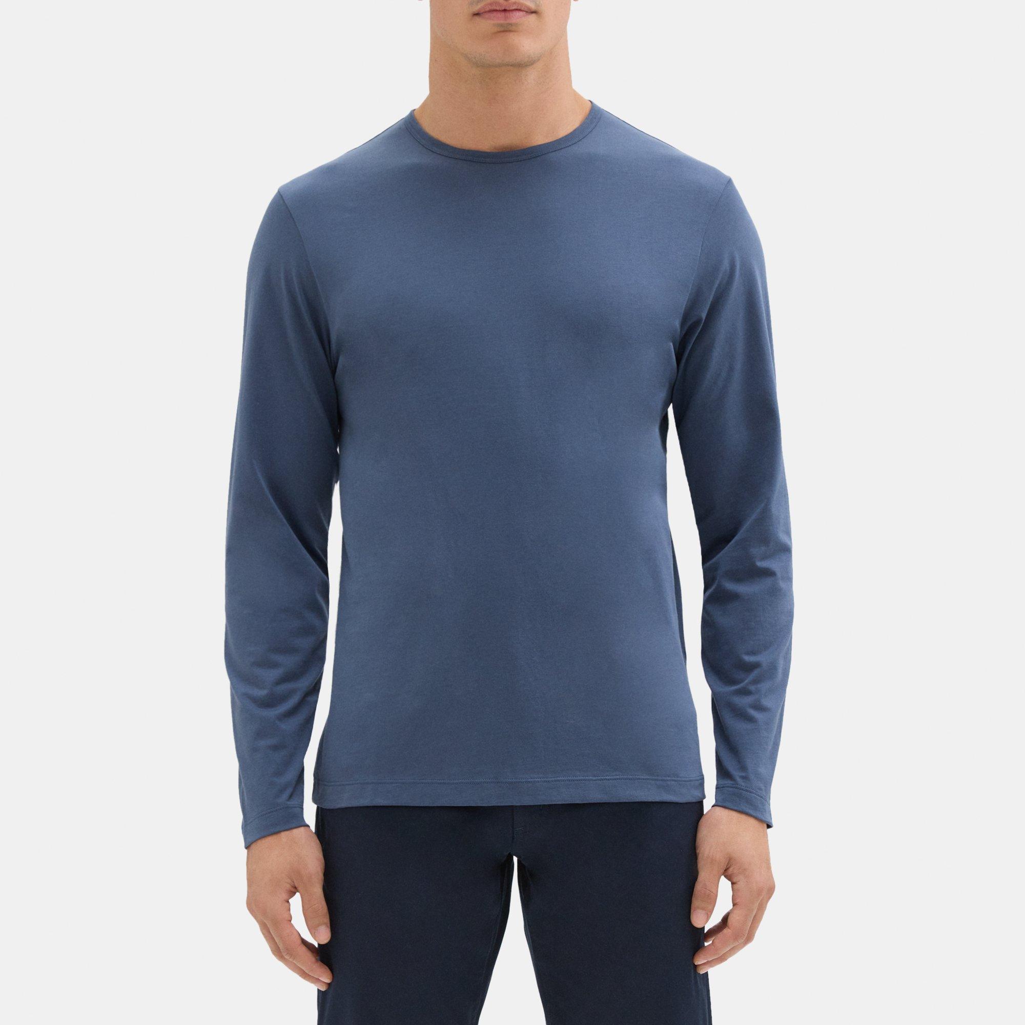 Relaxed Long-Sleeve Tee in Organic Cotton