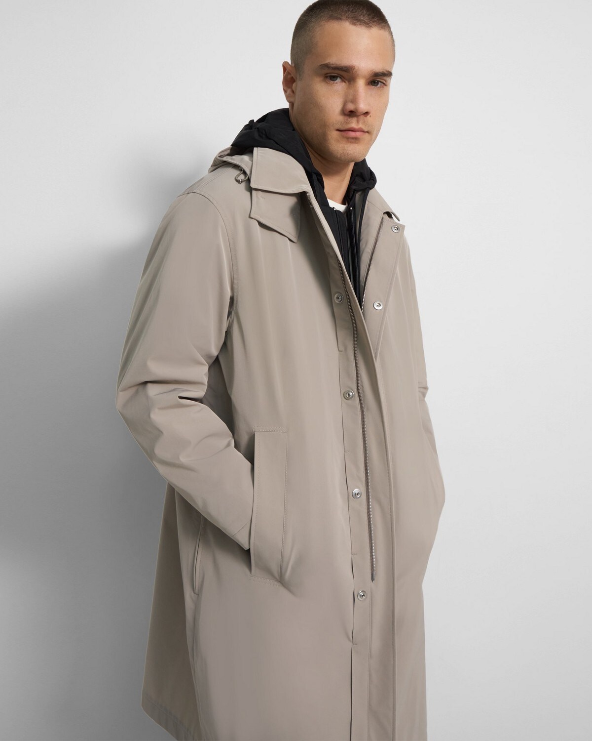 Division Trench Coat in Foundation Tech