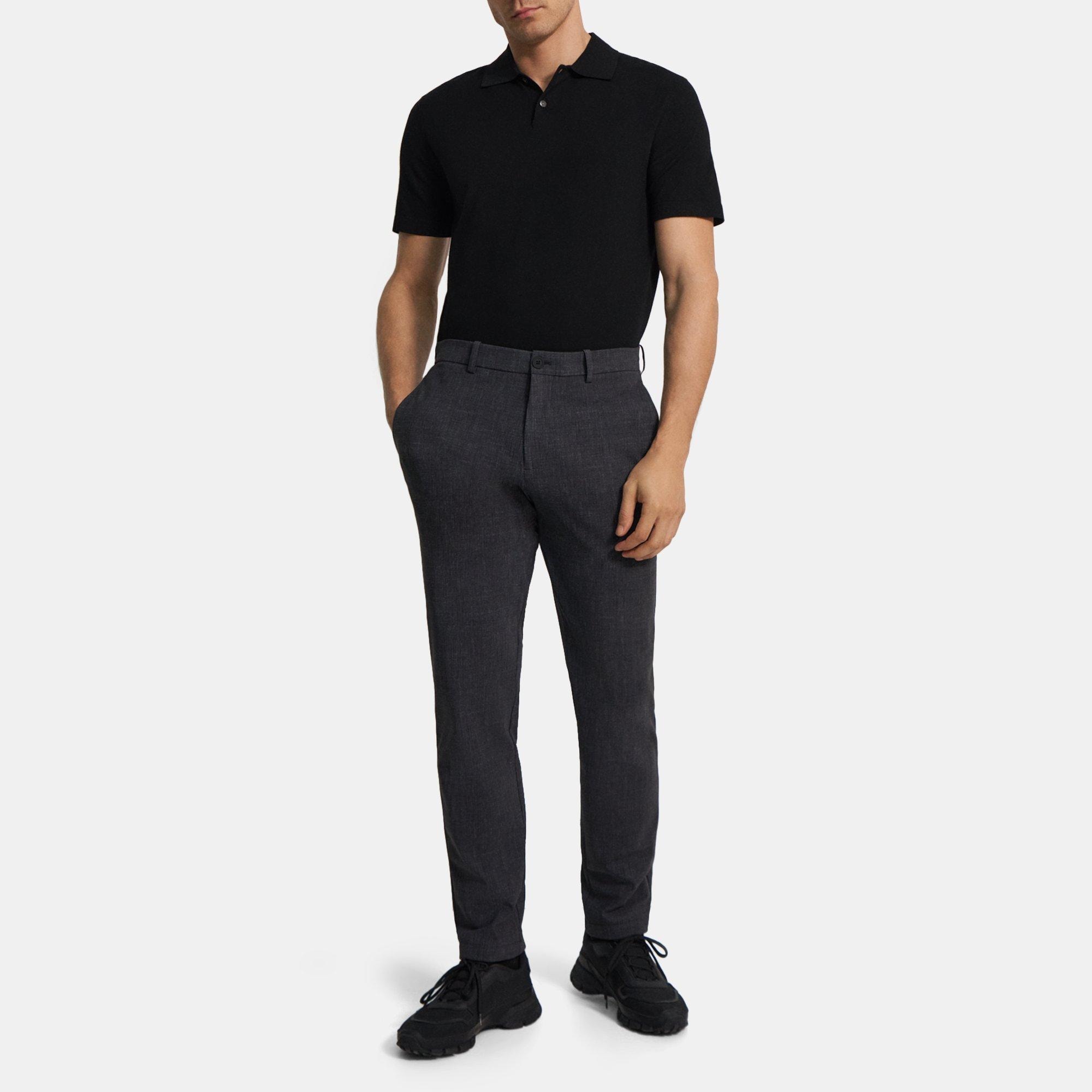 띠어리 Theory Zaine Pant in Printed Precision Ponte,GREY MELANGE