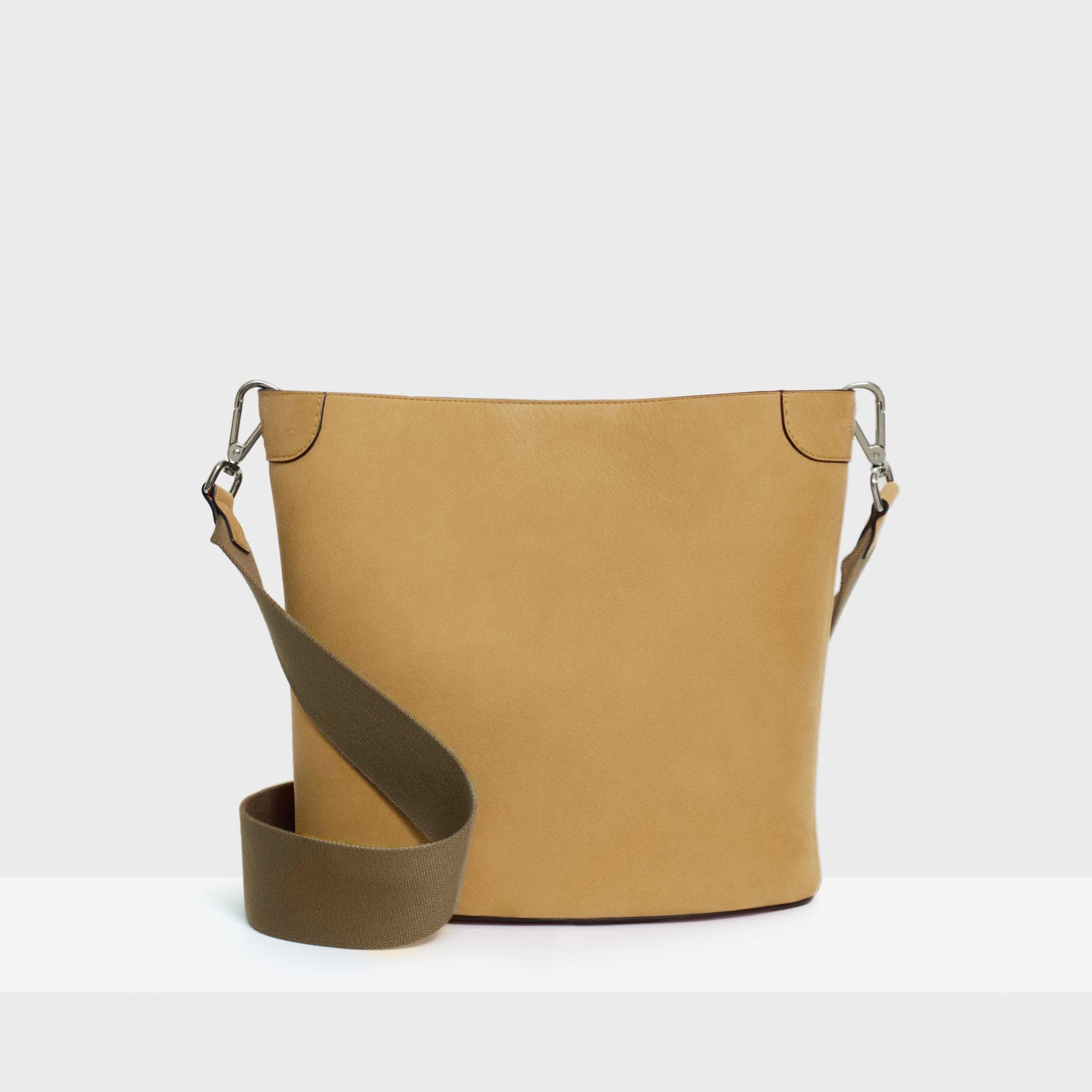 Nubuck Leather Bucket Bag Theory
