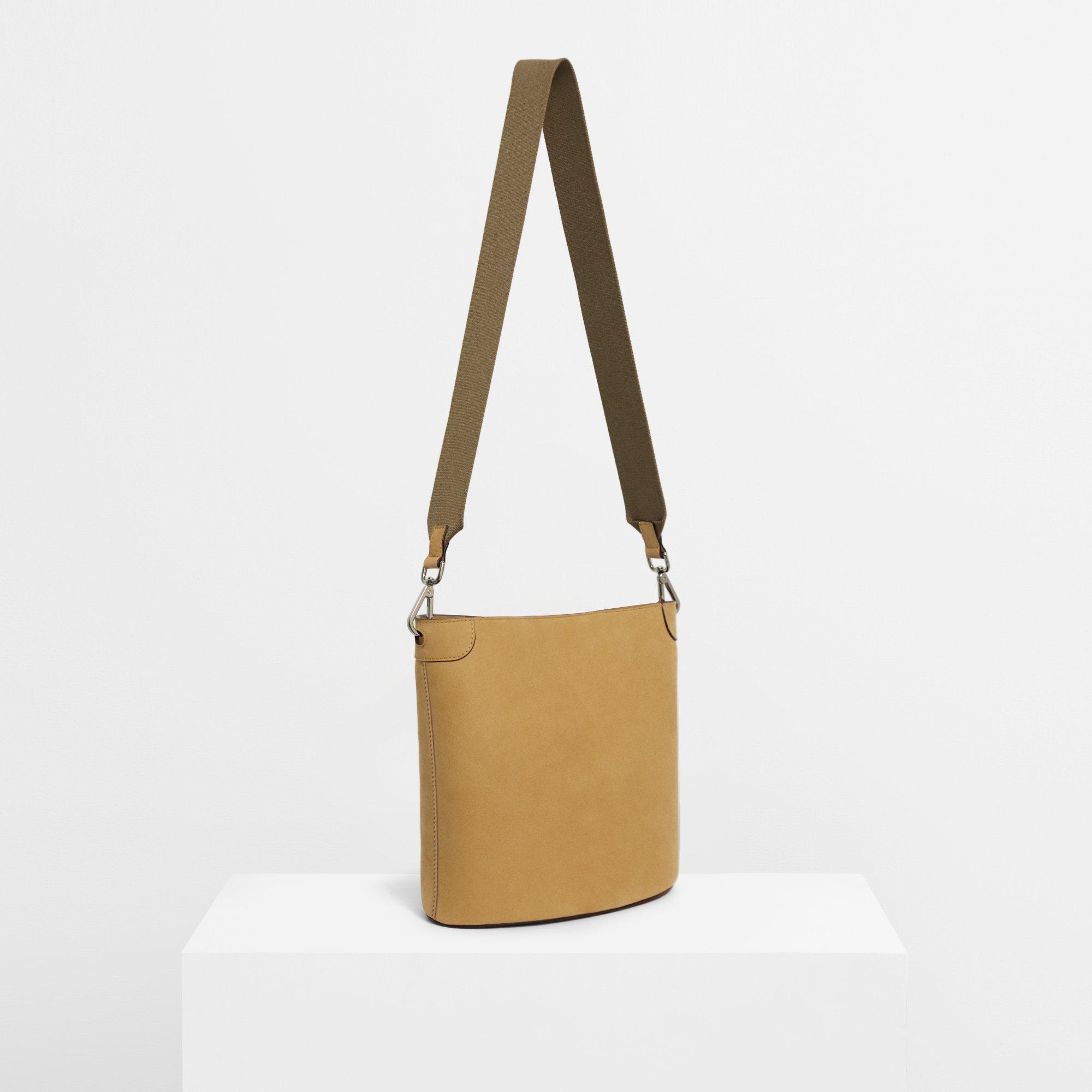 Nubuck Leather Bucket Bag Theory
