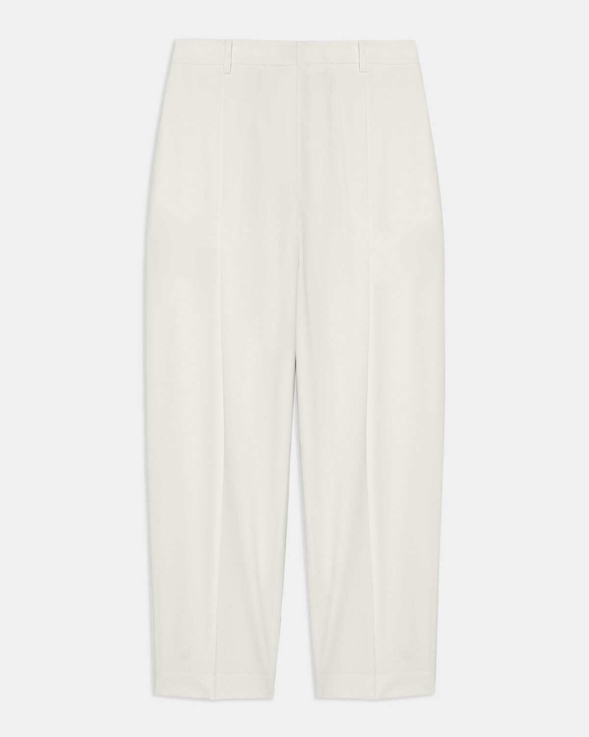 Pleated Carrot Pant in Good Wool