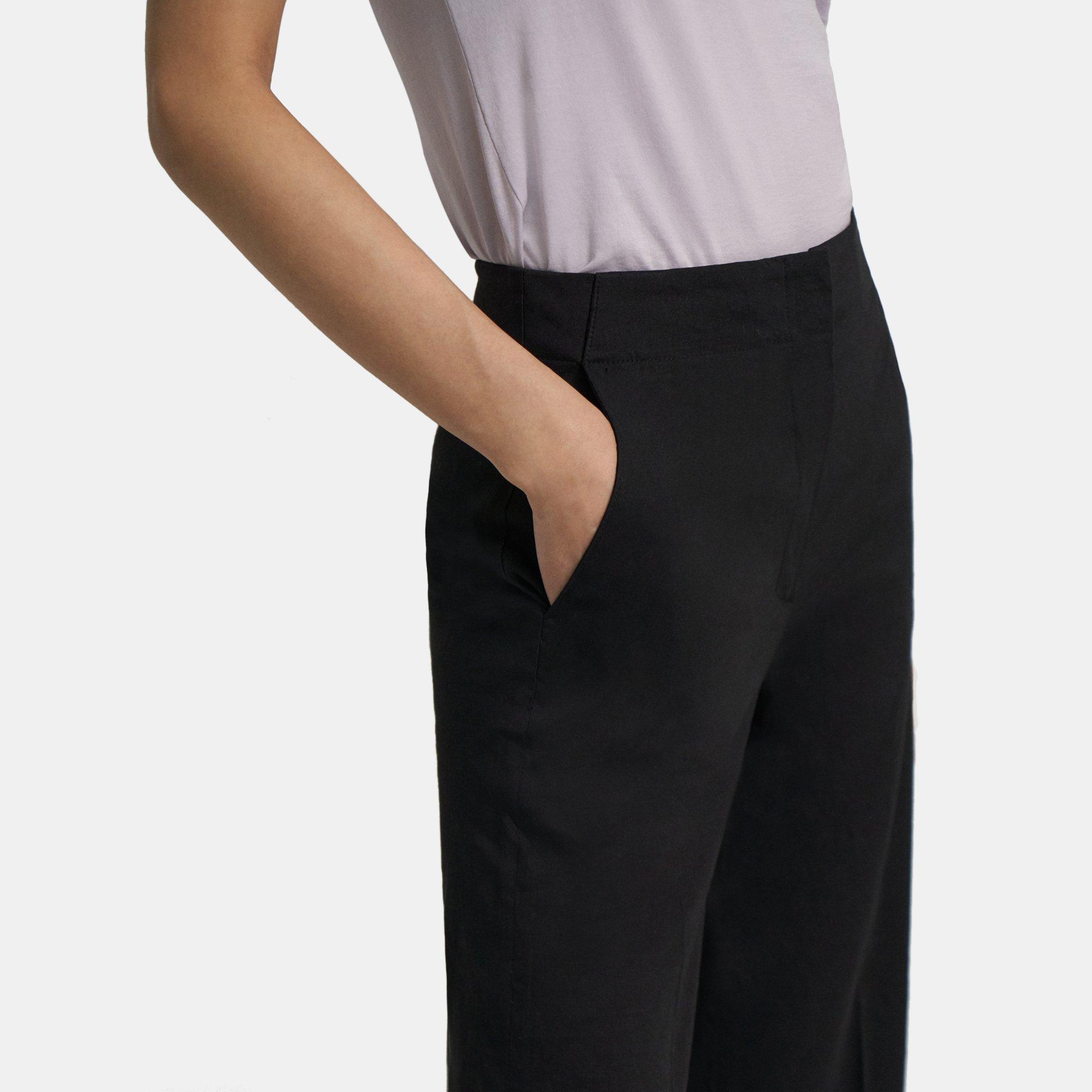 Wide Crop Pant in Good Linen