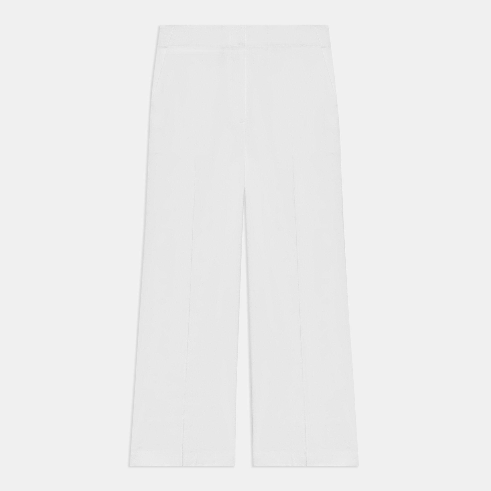 Wide Crop Pant in Good Linen