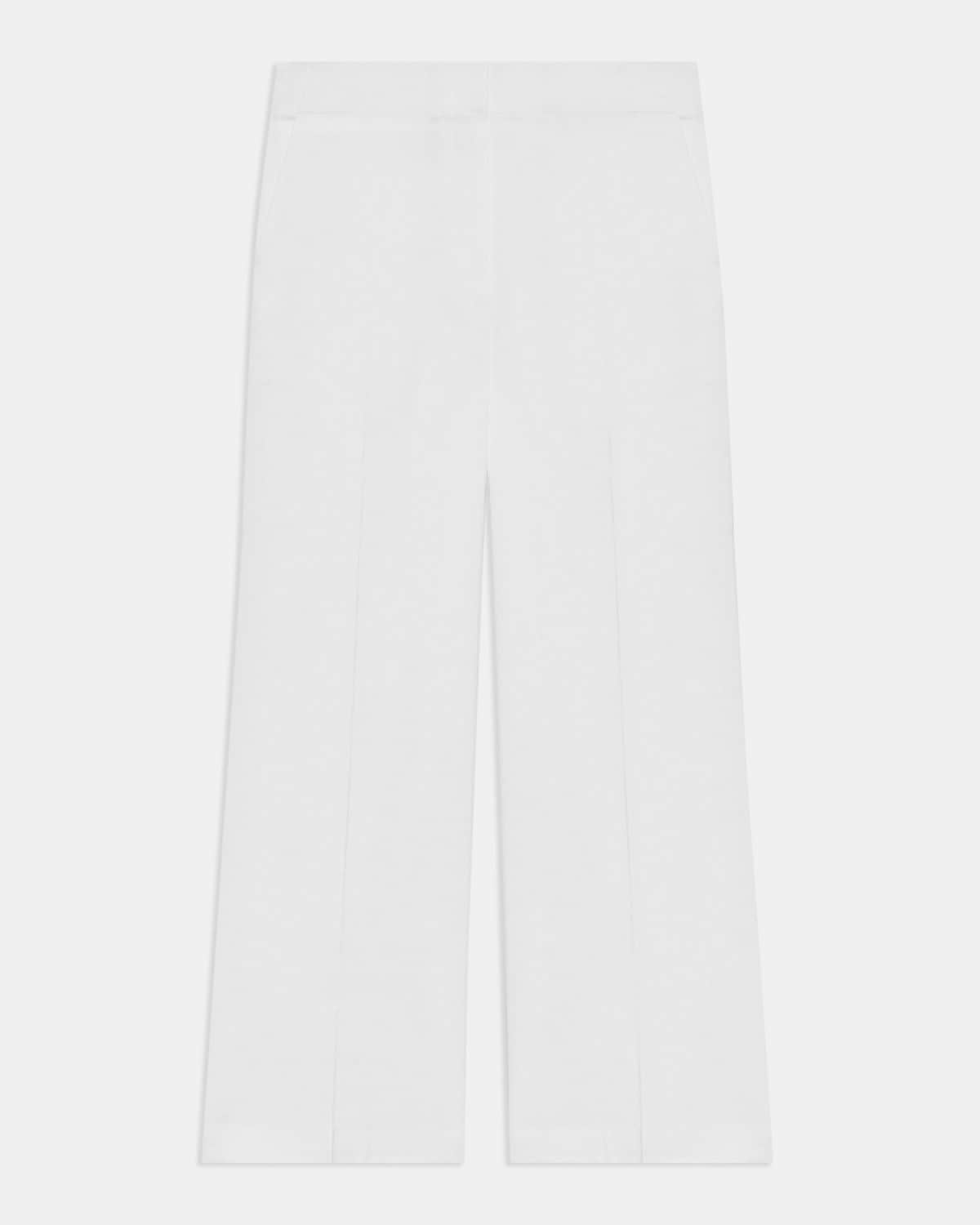 Wide Crop Pant in Good Linen