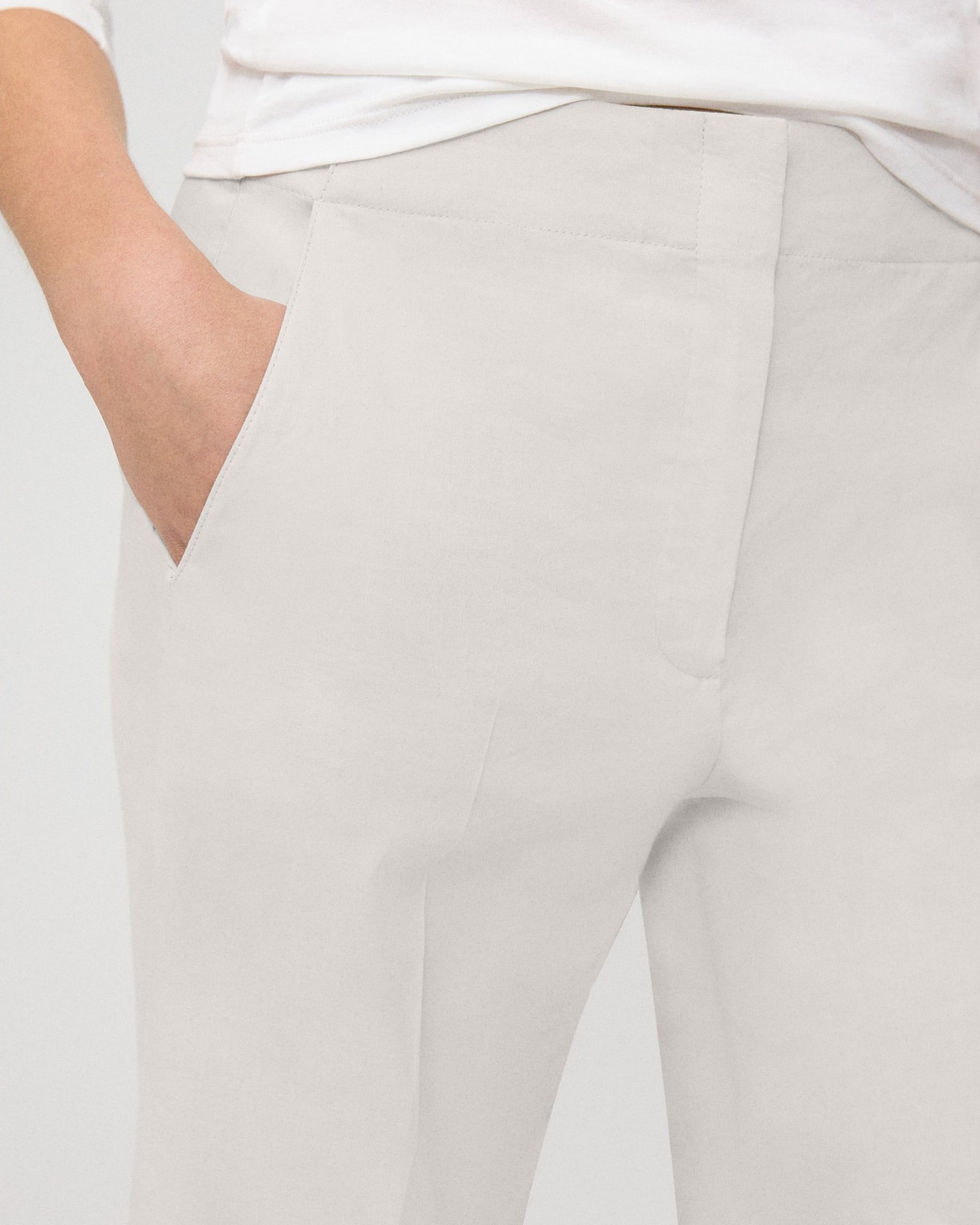 Wide Crop Pant in Good Linen