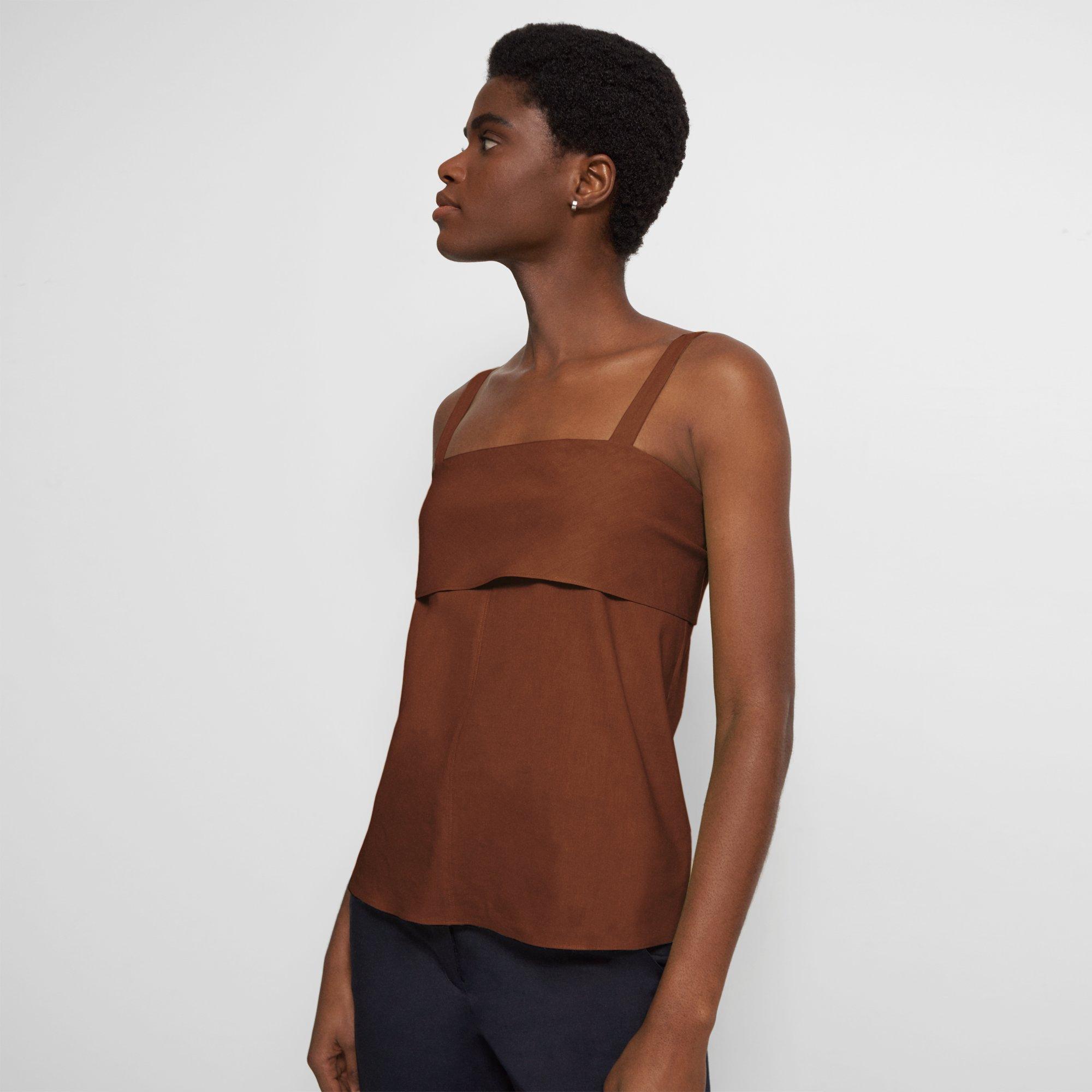 Tie-Back Top in Good Linen