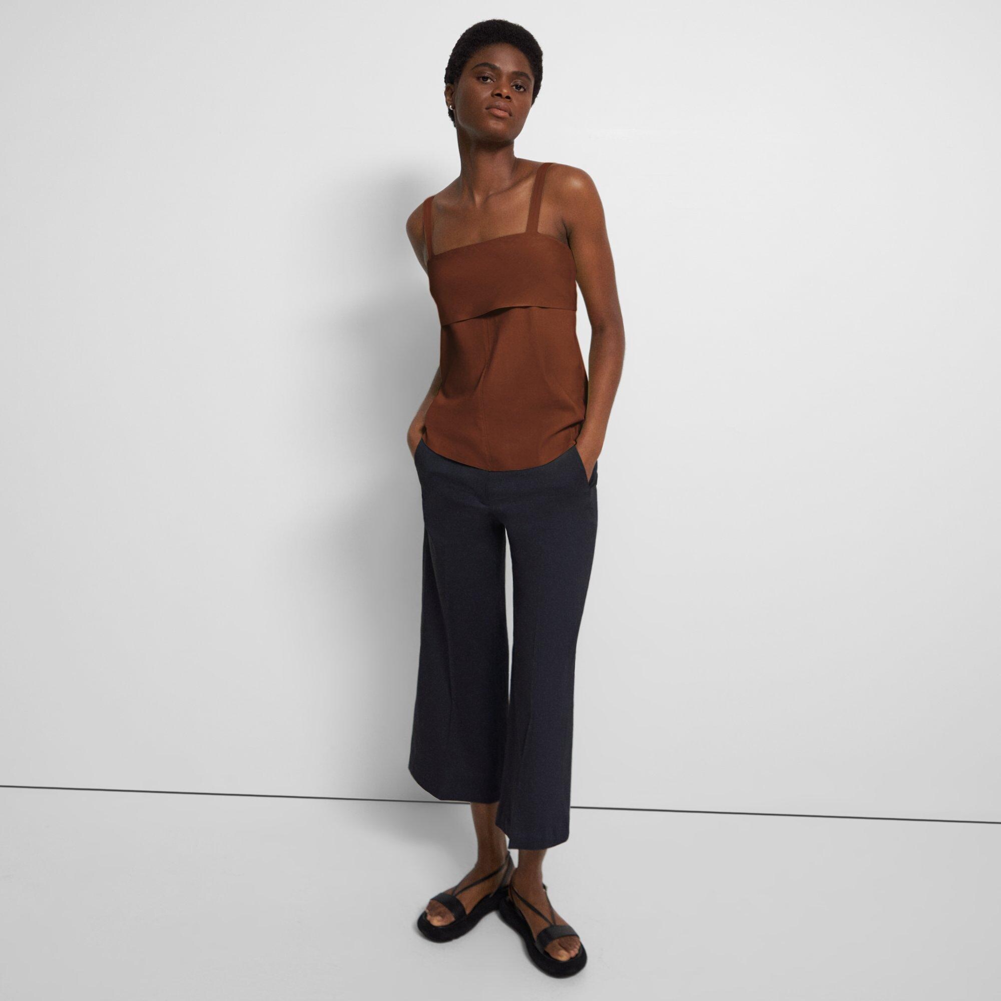 Tie-Back Top in Good Linen