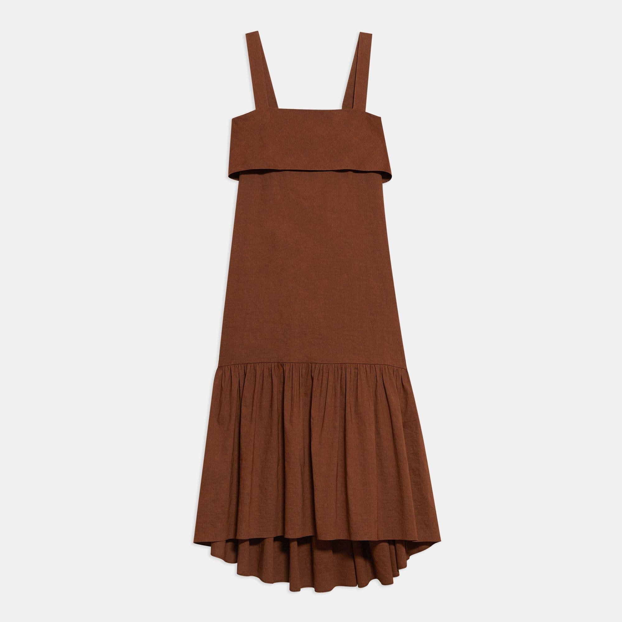 Tie-Back Dress in Good Linen