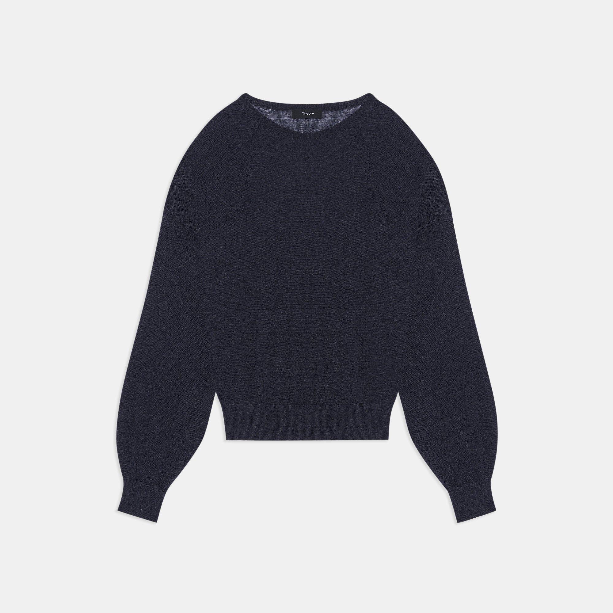 Theory blouson 2024 sleeve sweater