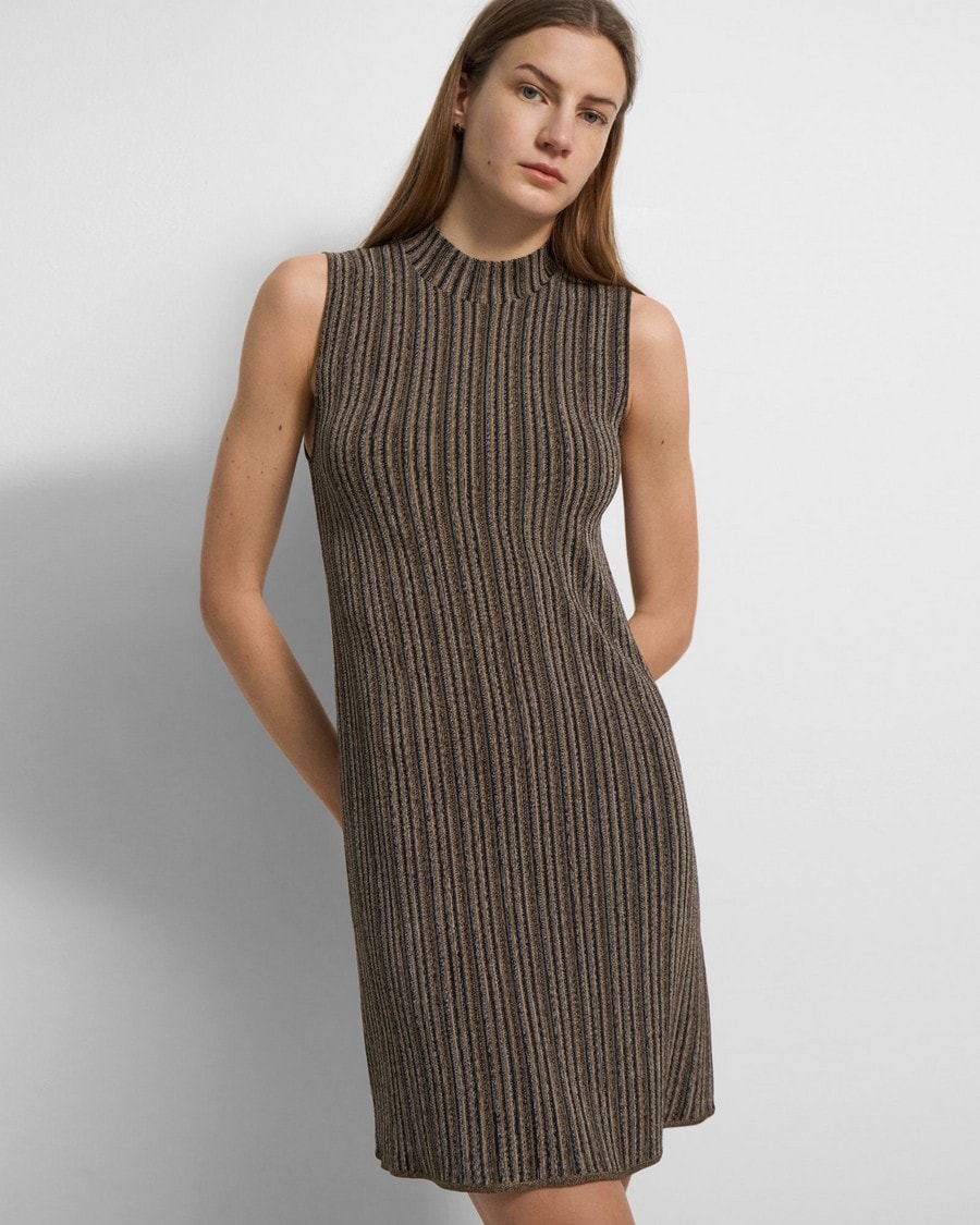 Sleeveless Dress in Stretch Knit