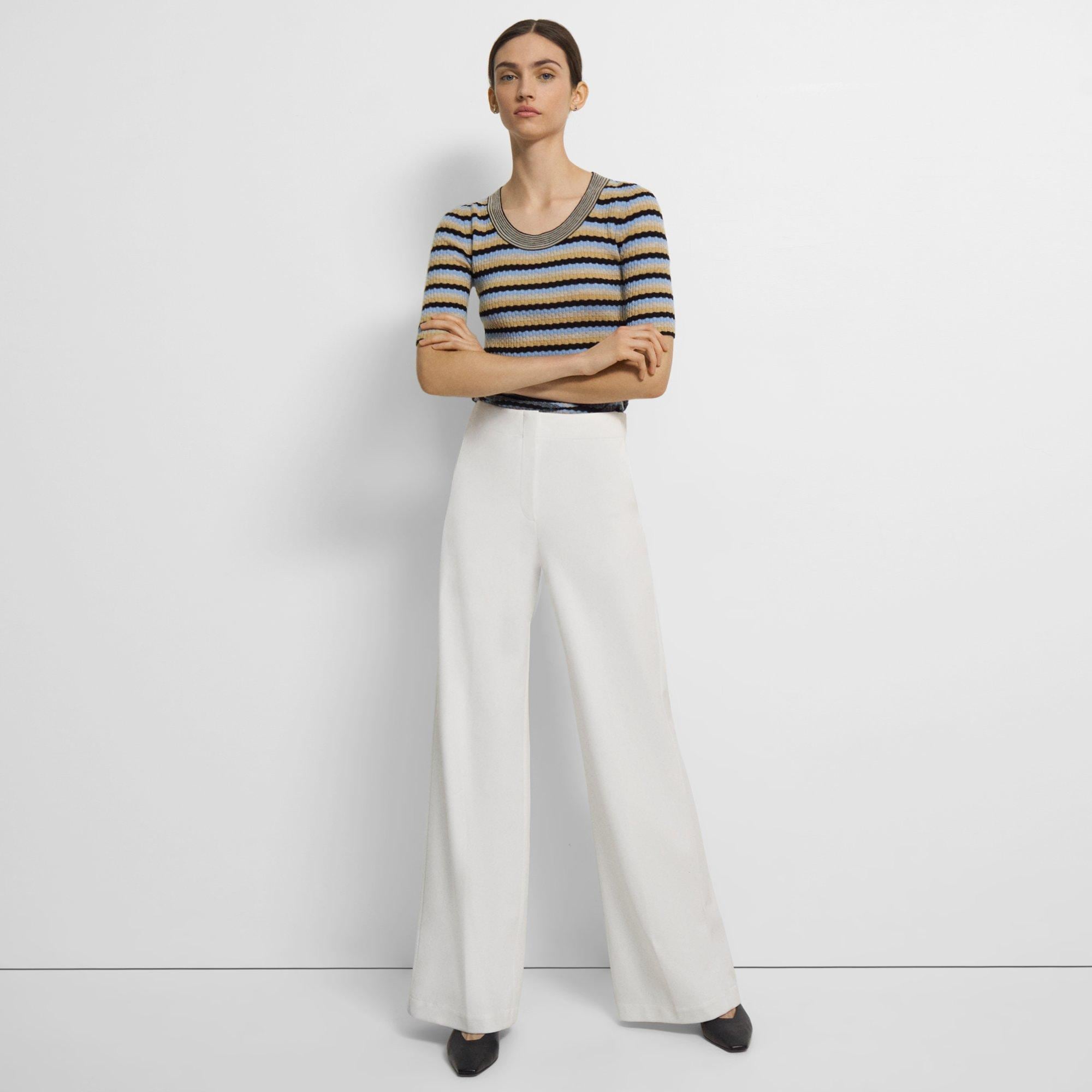 Ponte wide-leg pant, Contemporaine