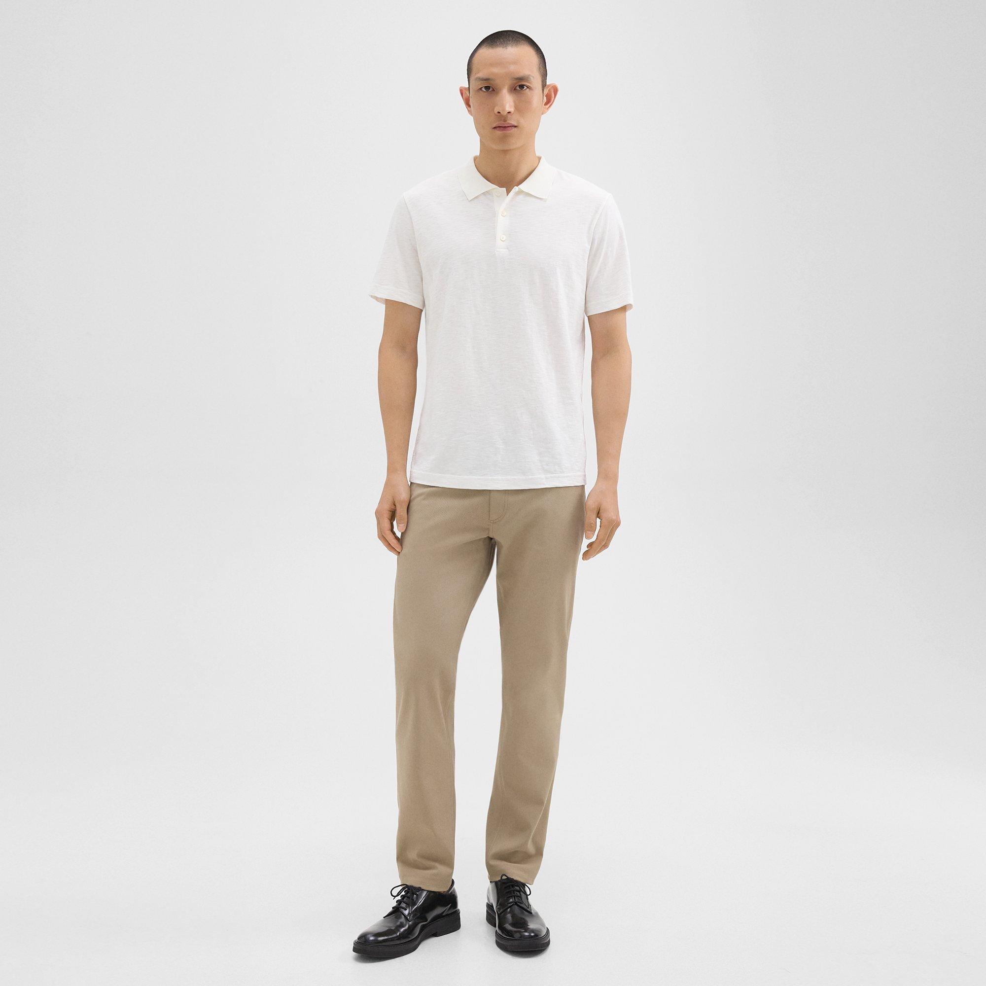 Bron Polo Shirt in Cosmos Slub Cotton