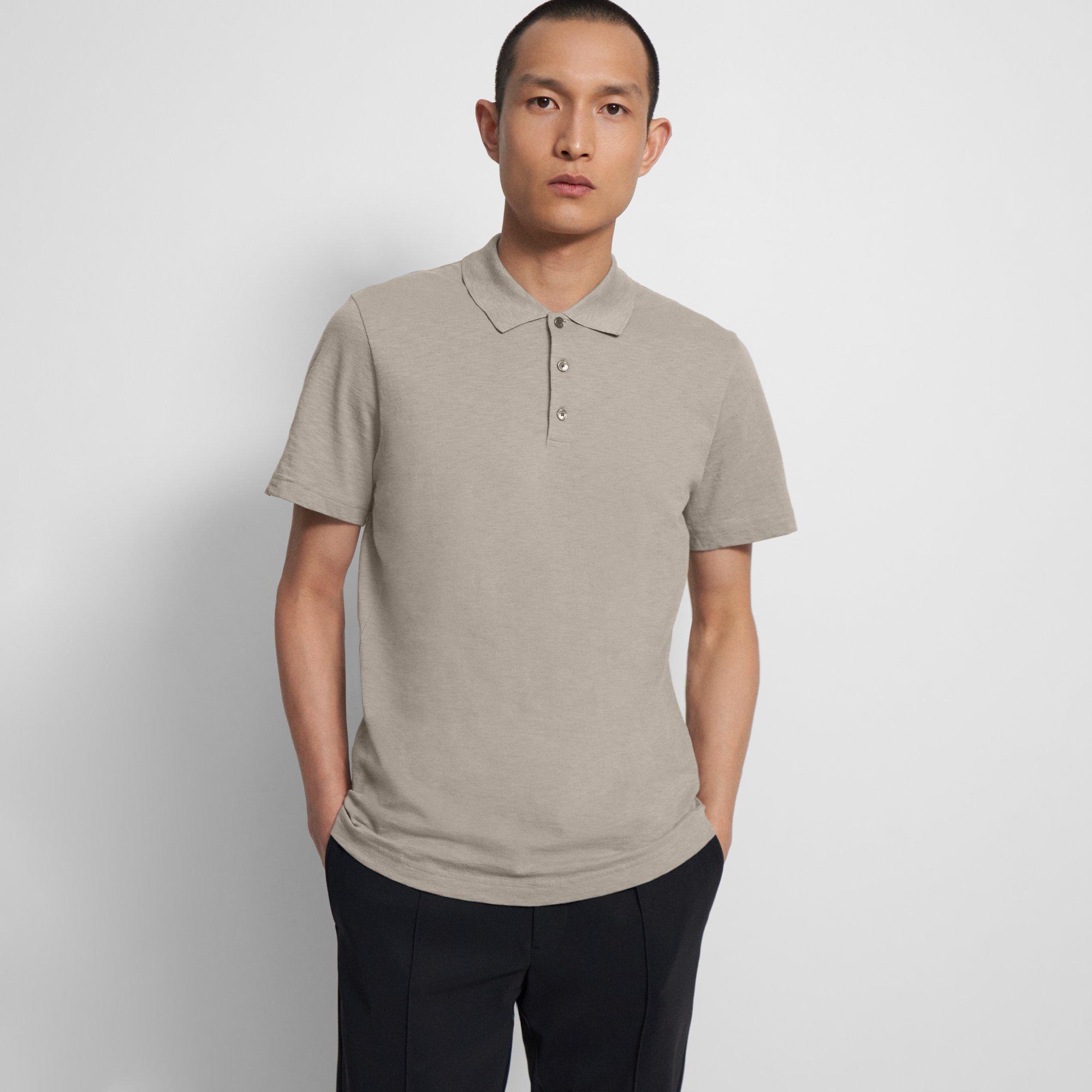 Slub Cotton Bron Polo Shirt | Theory