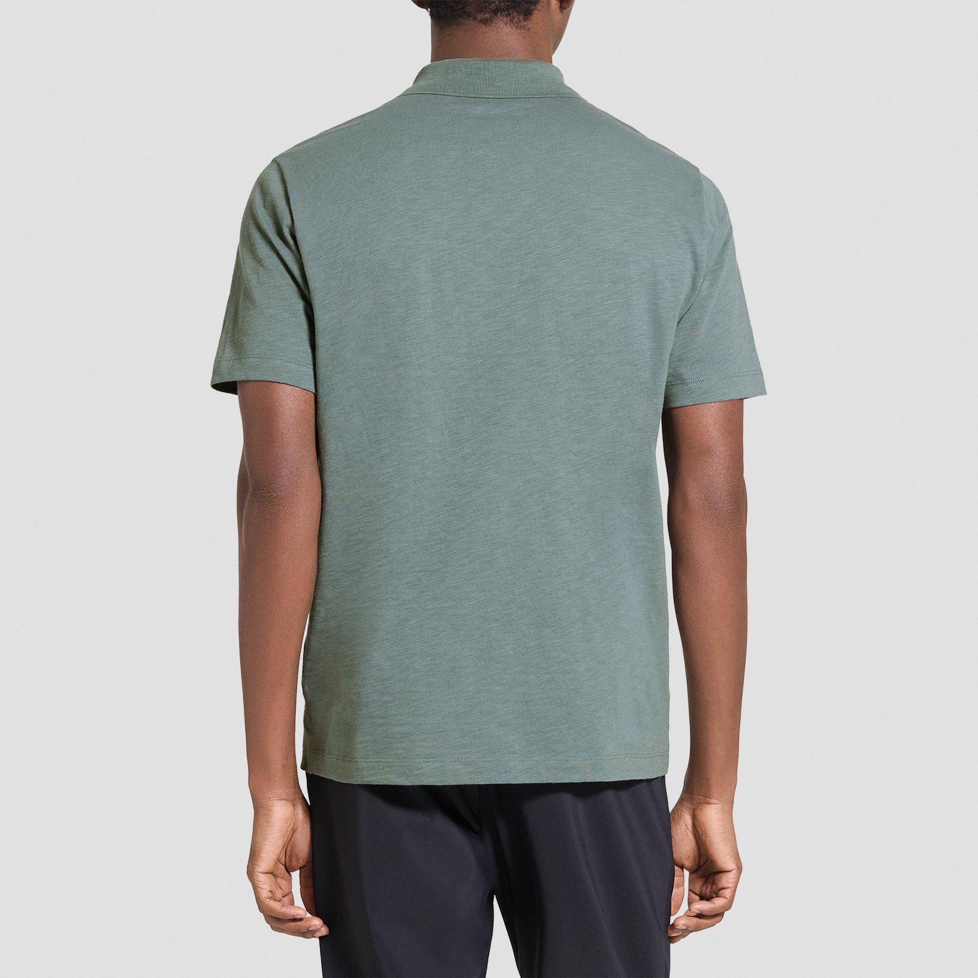 Bron Polo Shirt in Cosmos Slub Cotton