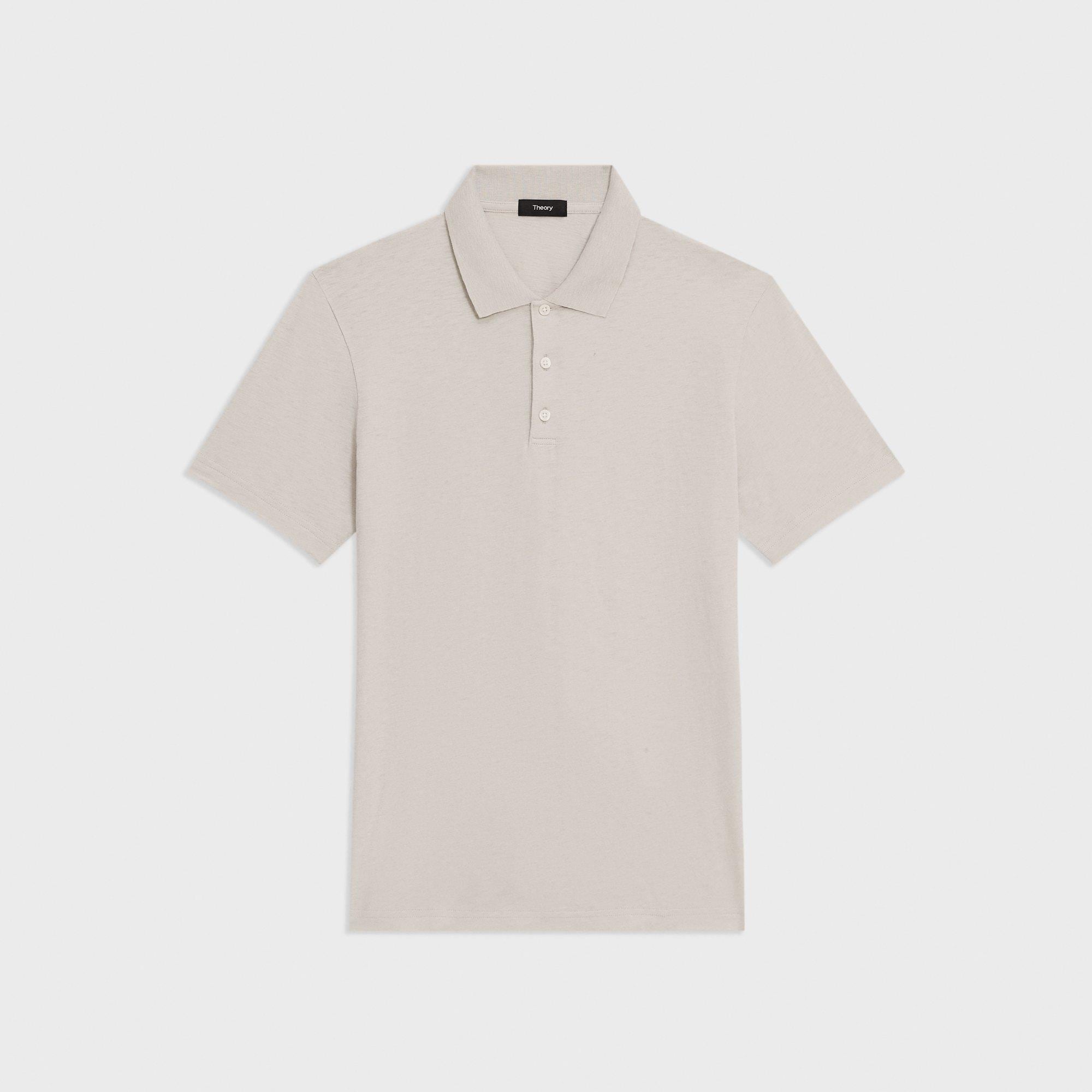 Bron Polo Shirt in Cosmos Slub Cotton