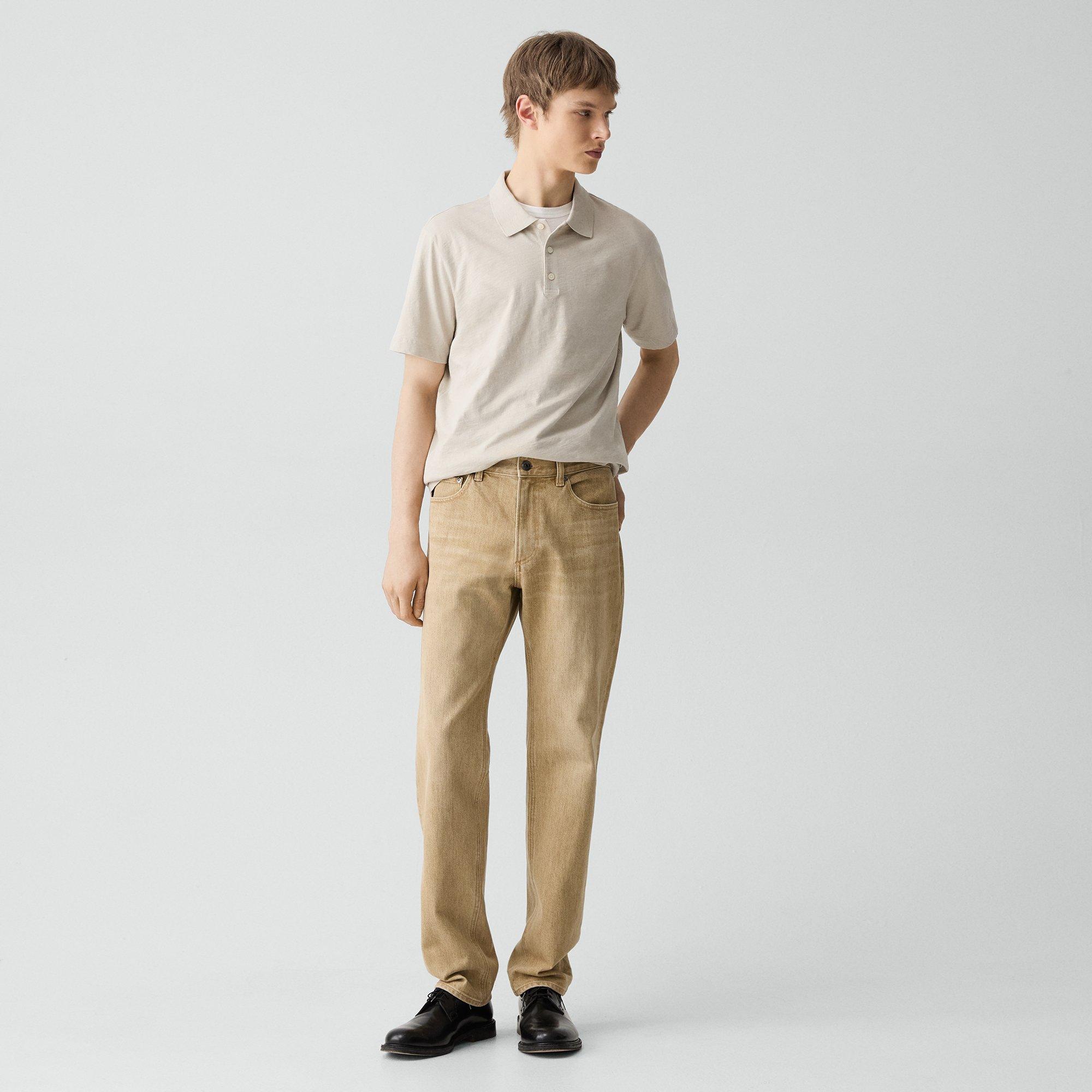 Bron Polo Shirt in Cosmos Slub Cotton