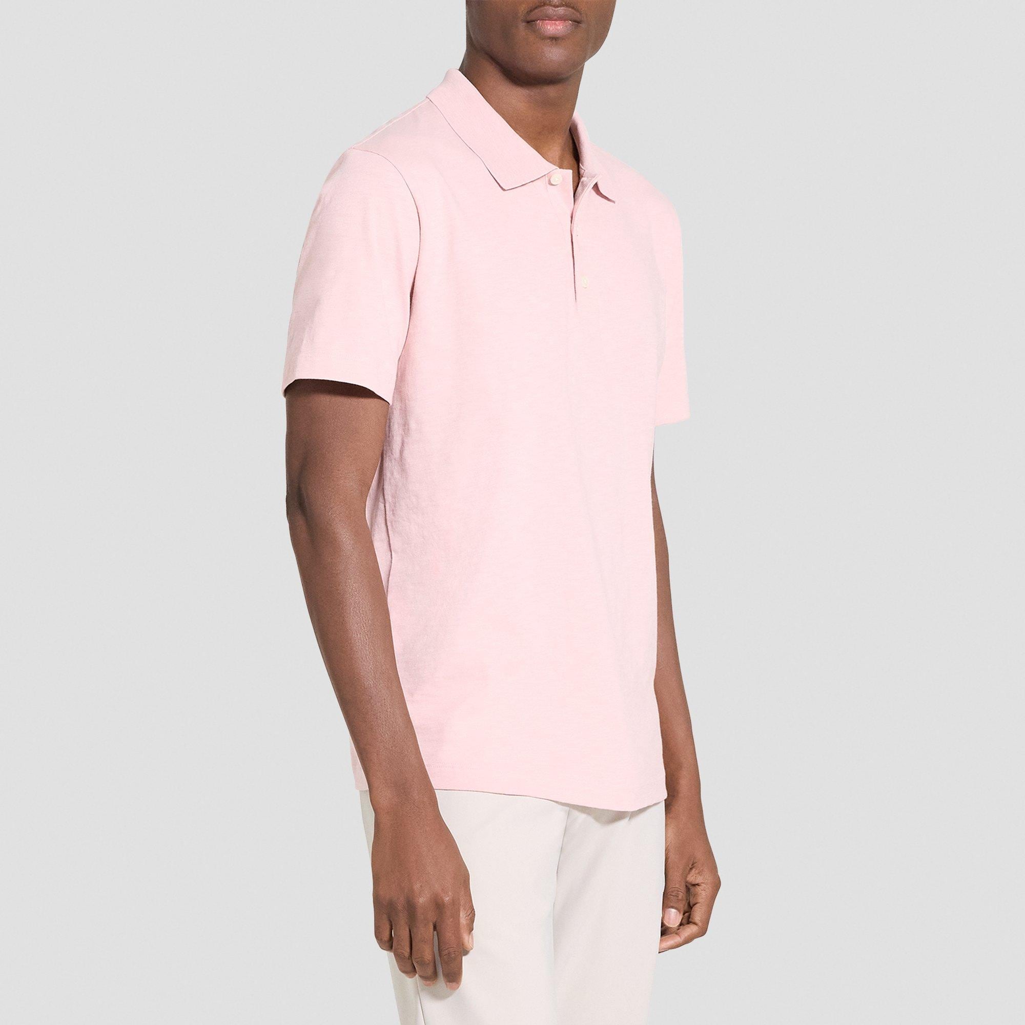 Bron Polo Shirt in Cosmos Slub Cotton