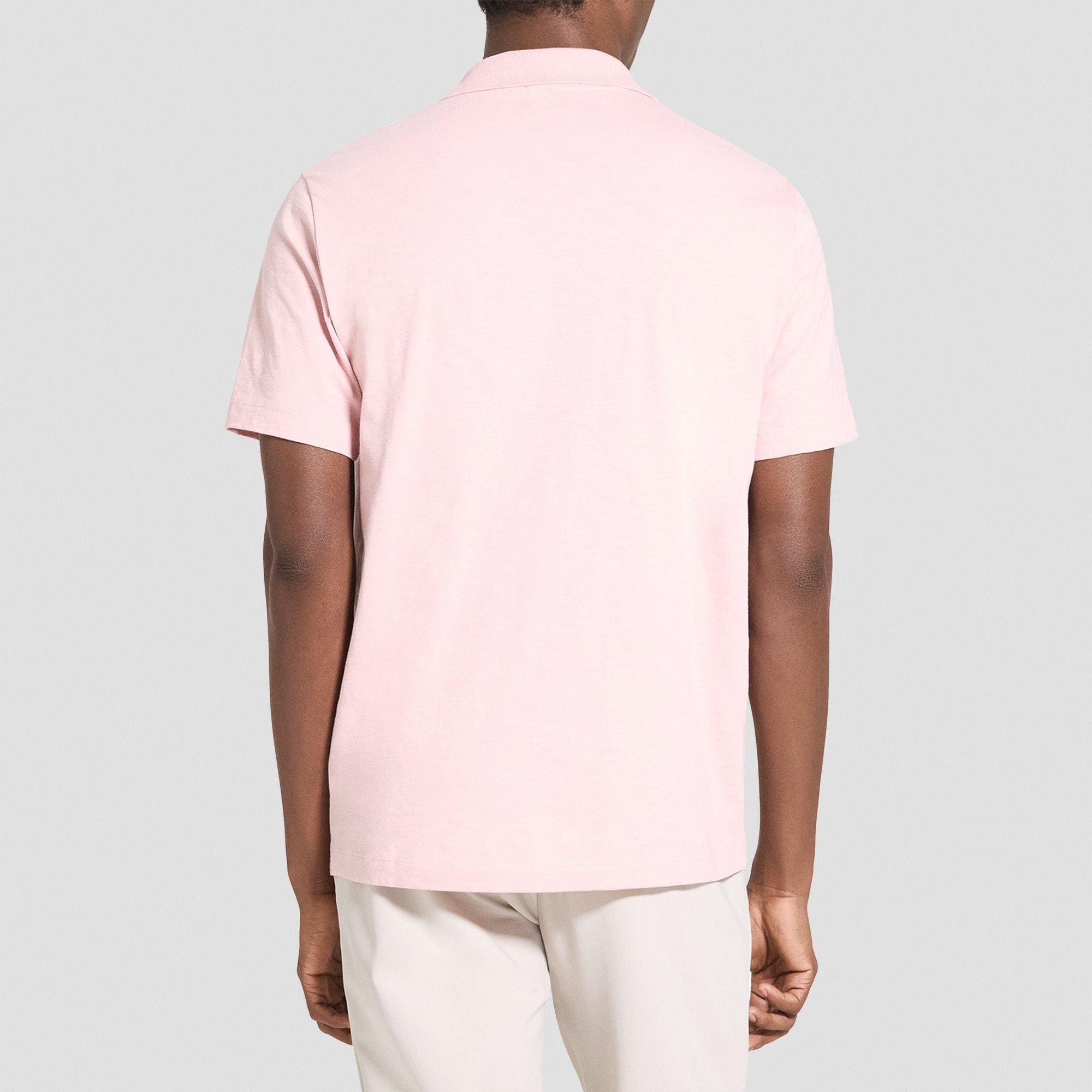 Bron Polo Shirt in Cosmos Slub Cotton