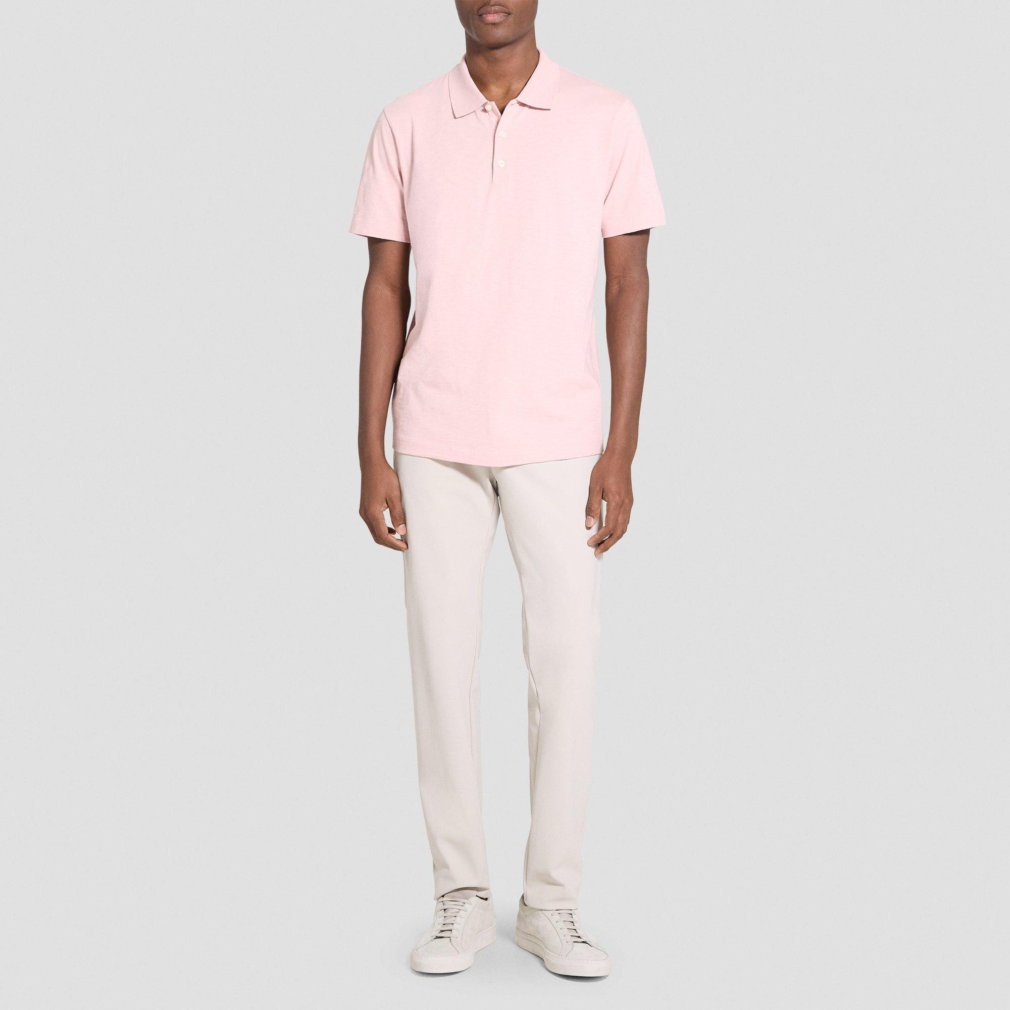Bron Polo Shirt in Cosmos Slub Cotton
