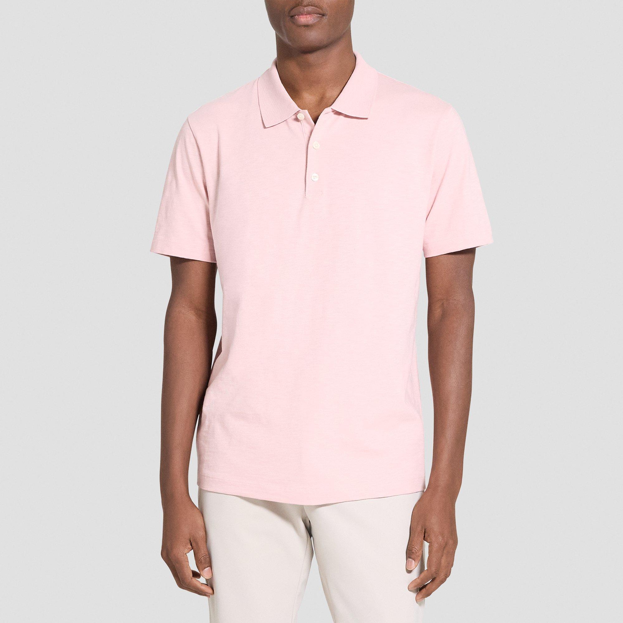 Bron Polo Shirt in Cosmos Slub Cotton