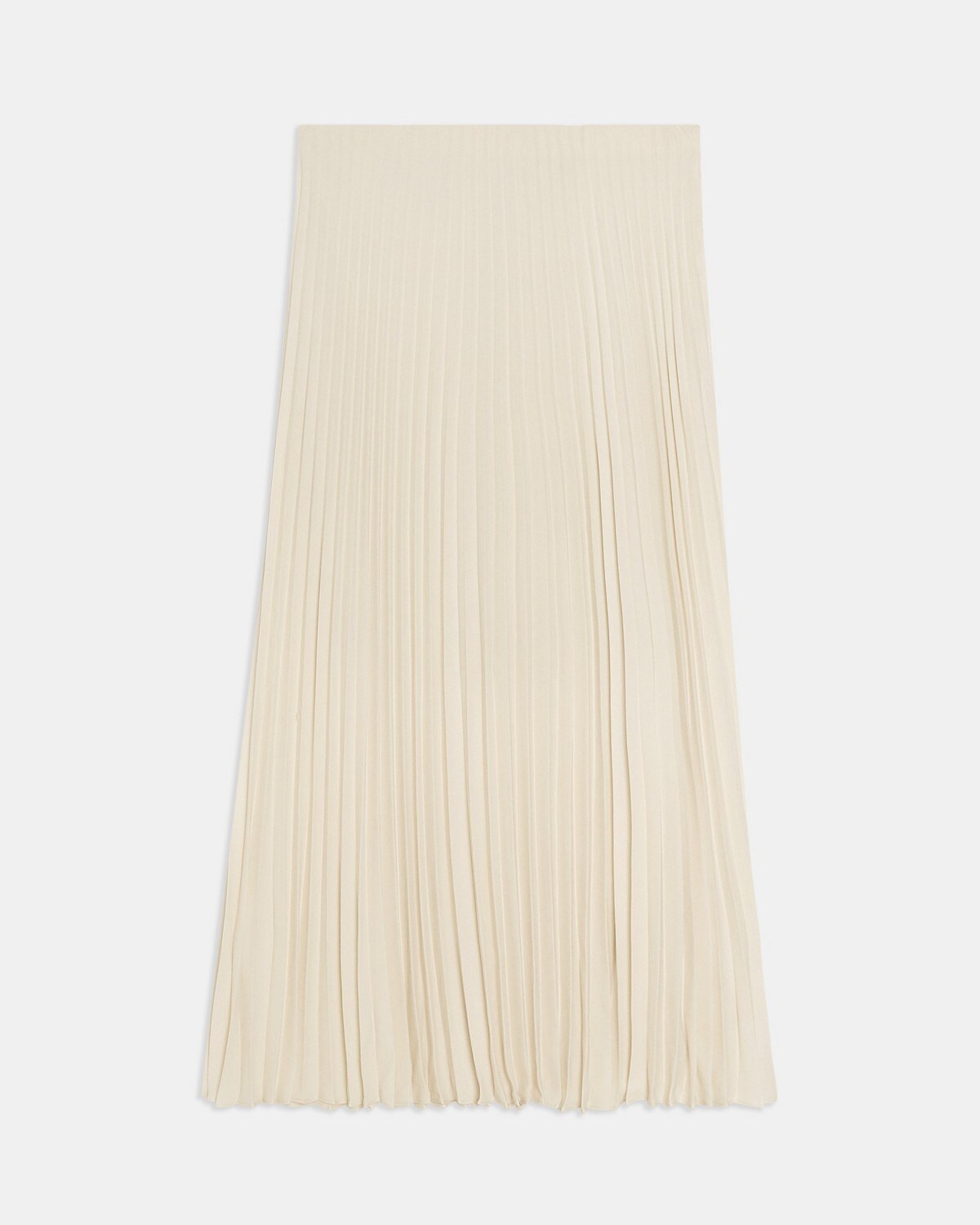 Layered Pleat Skirt in Recycled Georgette